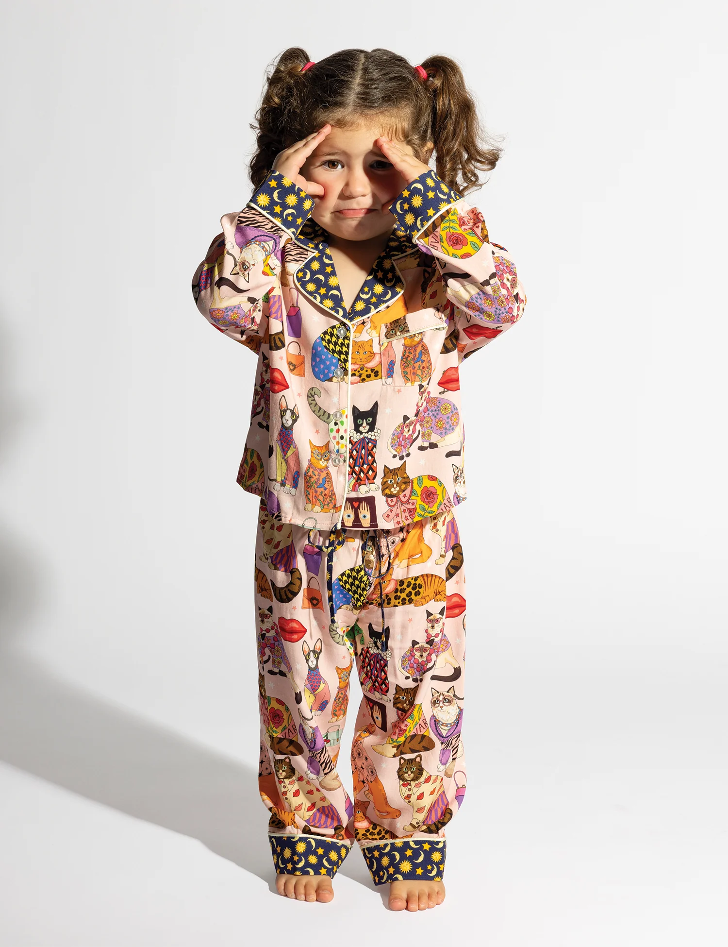 Kids Pajama Set in Fashion Cats - Image 5