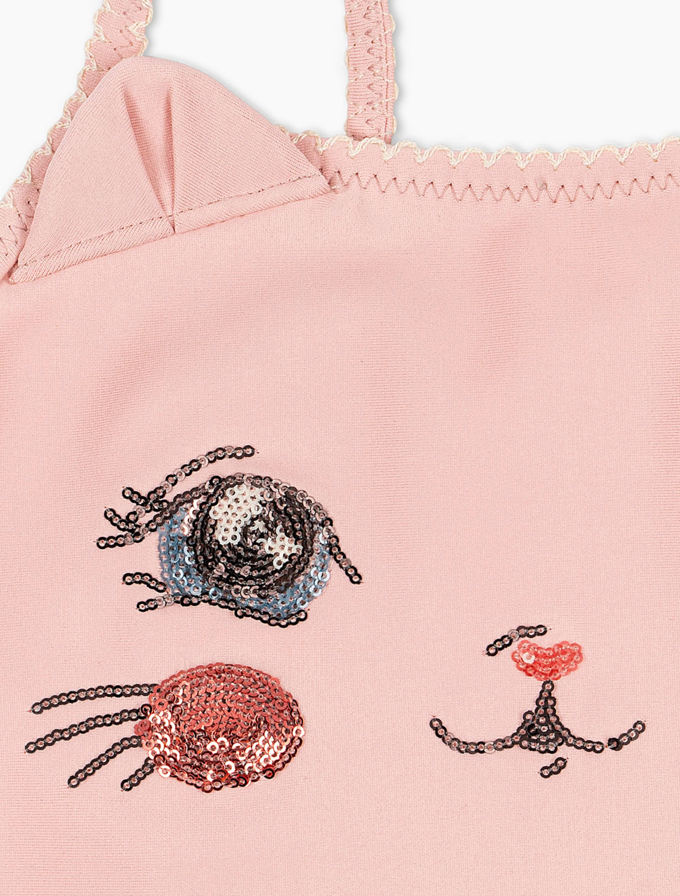 Kitty Swimsuit in Powder Pink - Image 7
