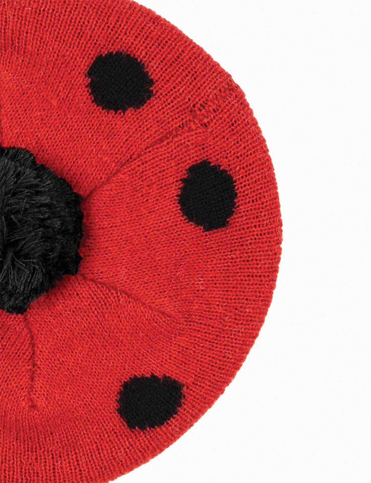 Ladybug Beret in Barbados Cherry - Image 3