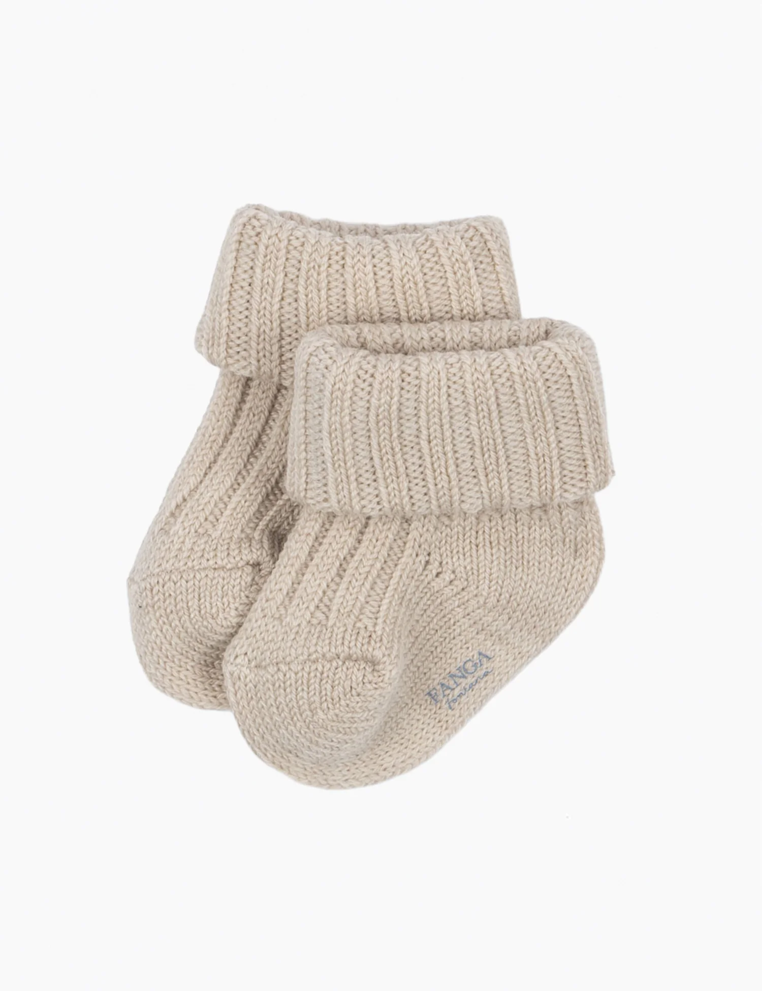 Lana Heavy Knitted Socks in Sand - Image 3