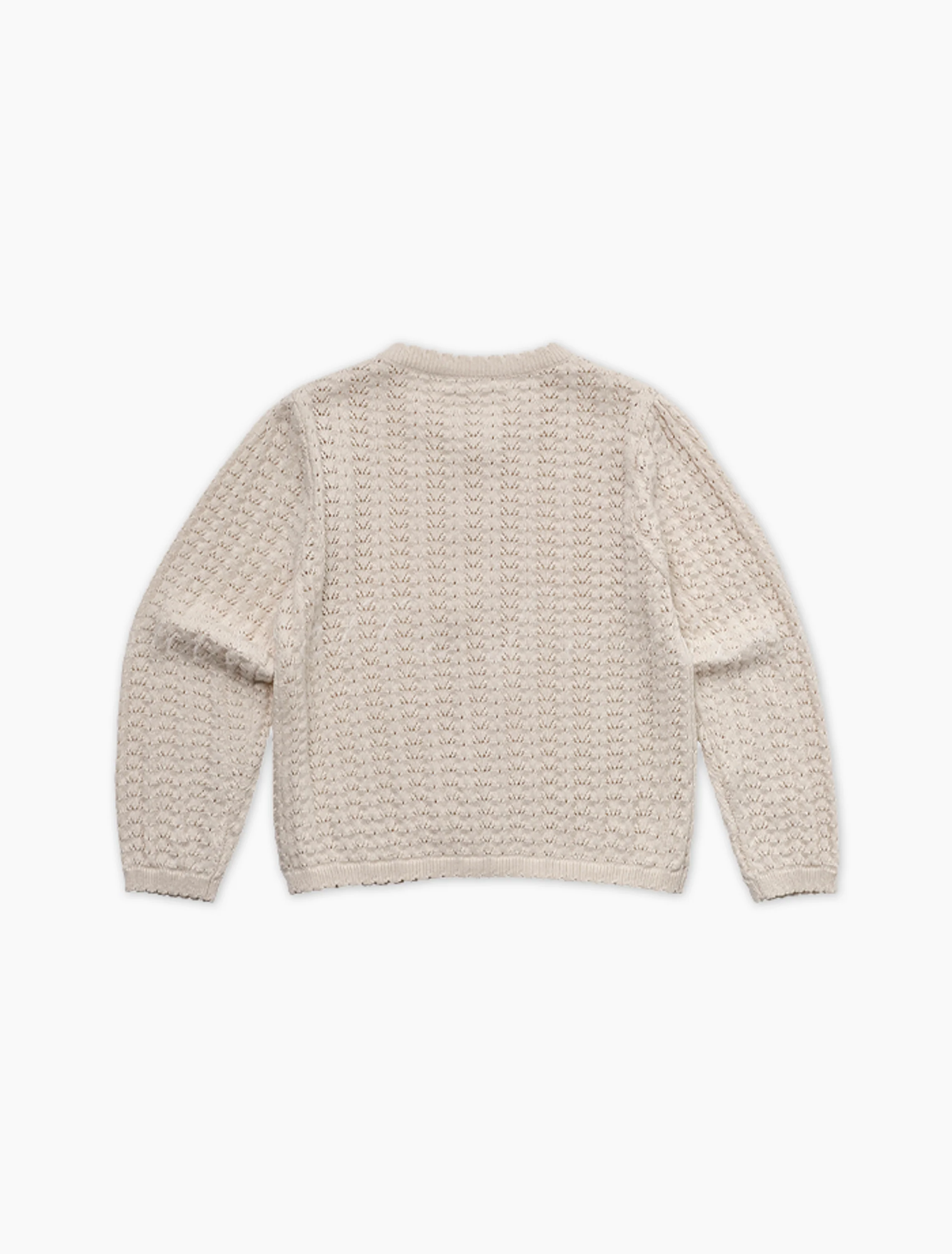 Lavera Knit Cardigan in Pale Beige - Image 5