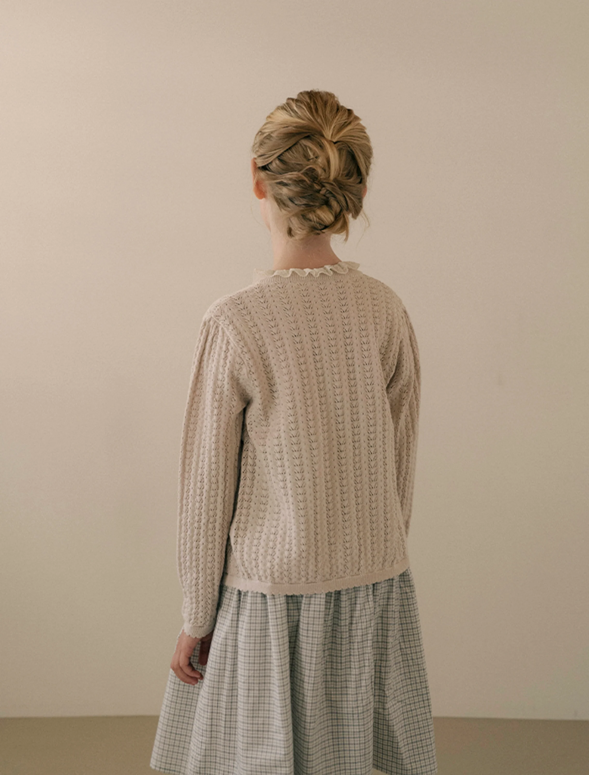 Lavera Knit Cardigan in Pink - Image 3