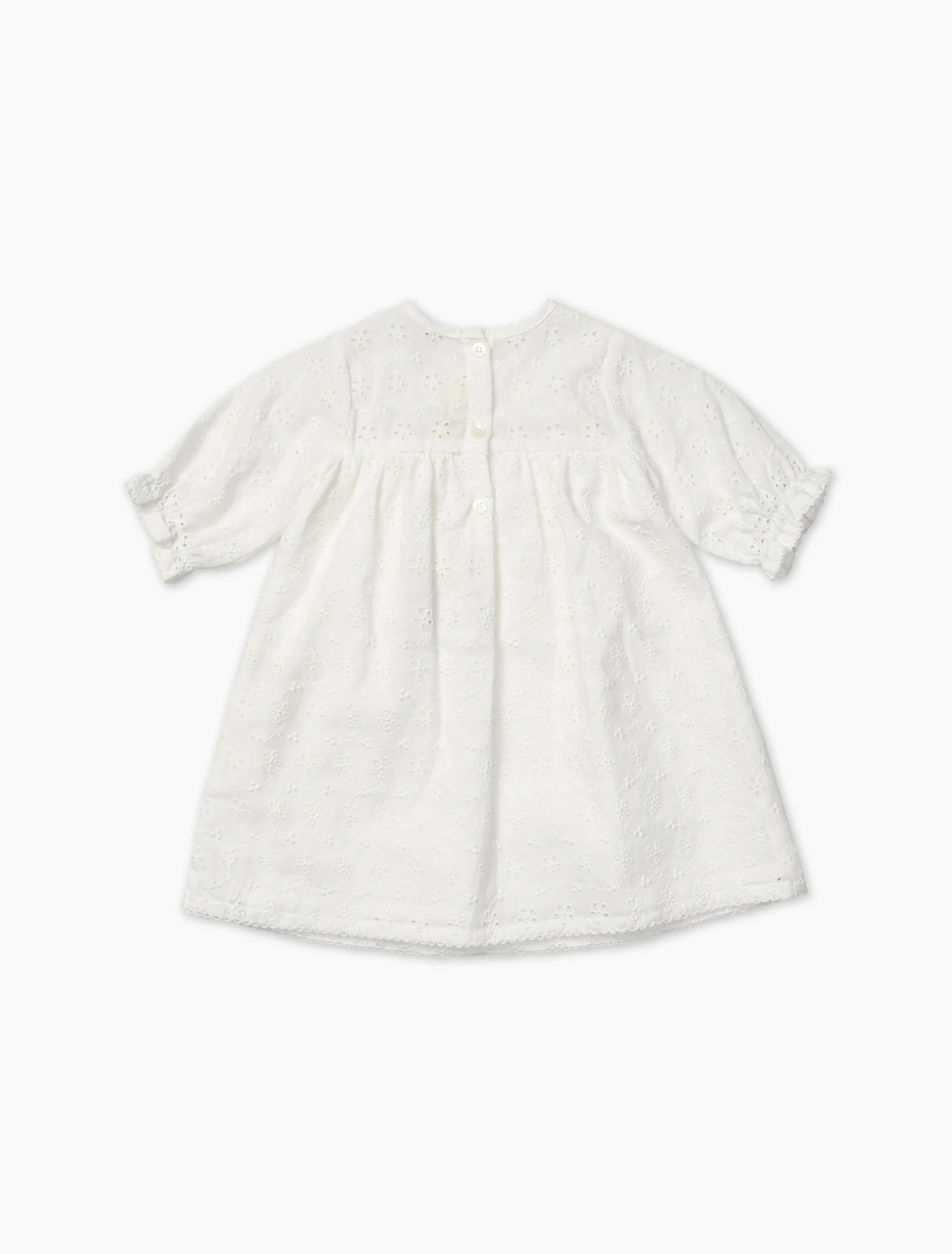 Lilibeth Baby Dress in Broderie Anglaise - Image 3
