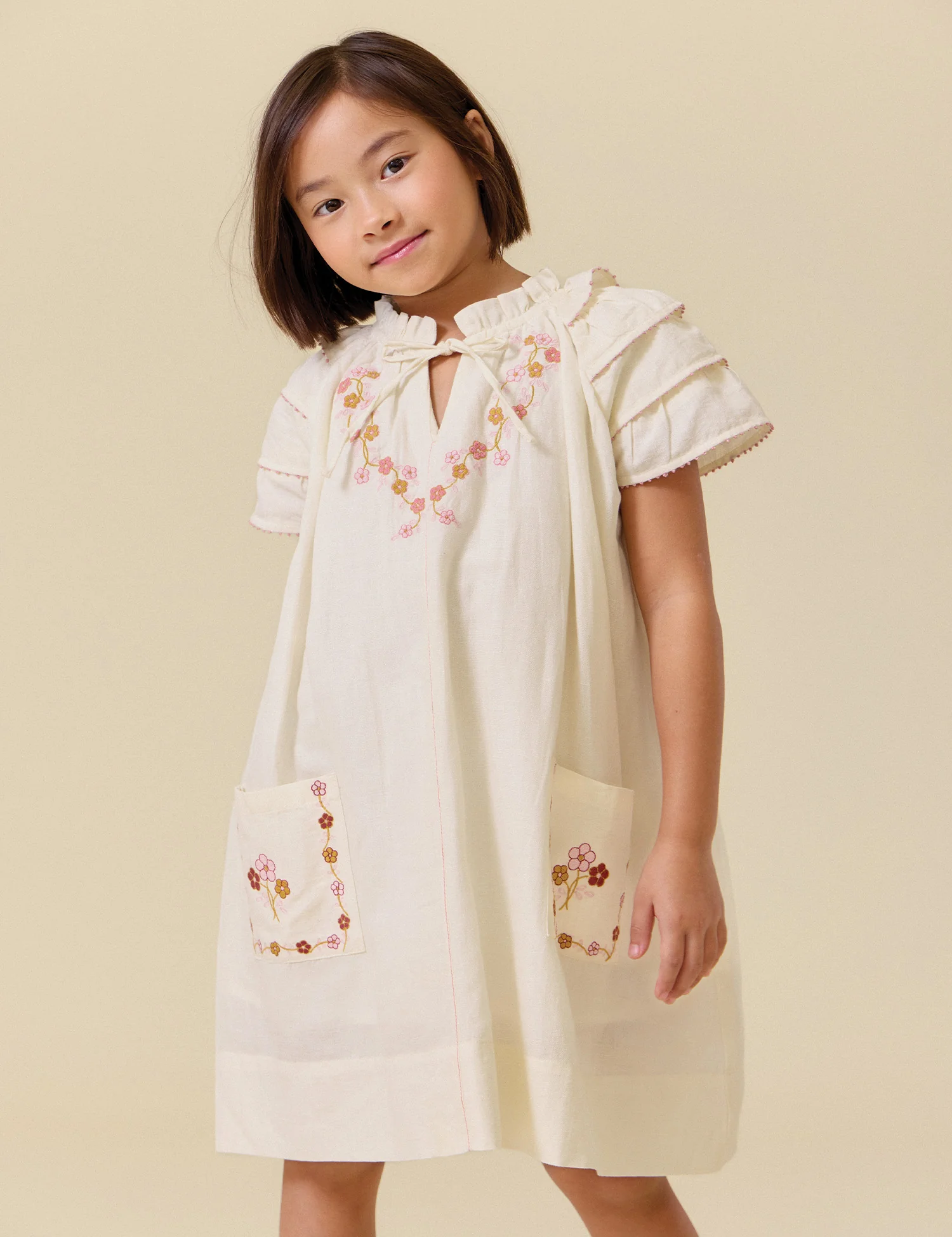 Linnea Dress in Antique White - Image 5