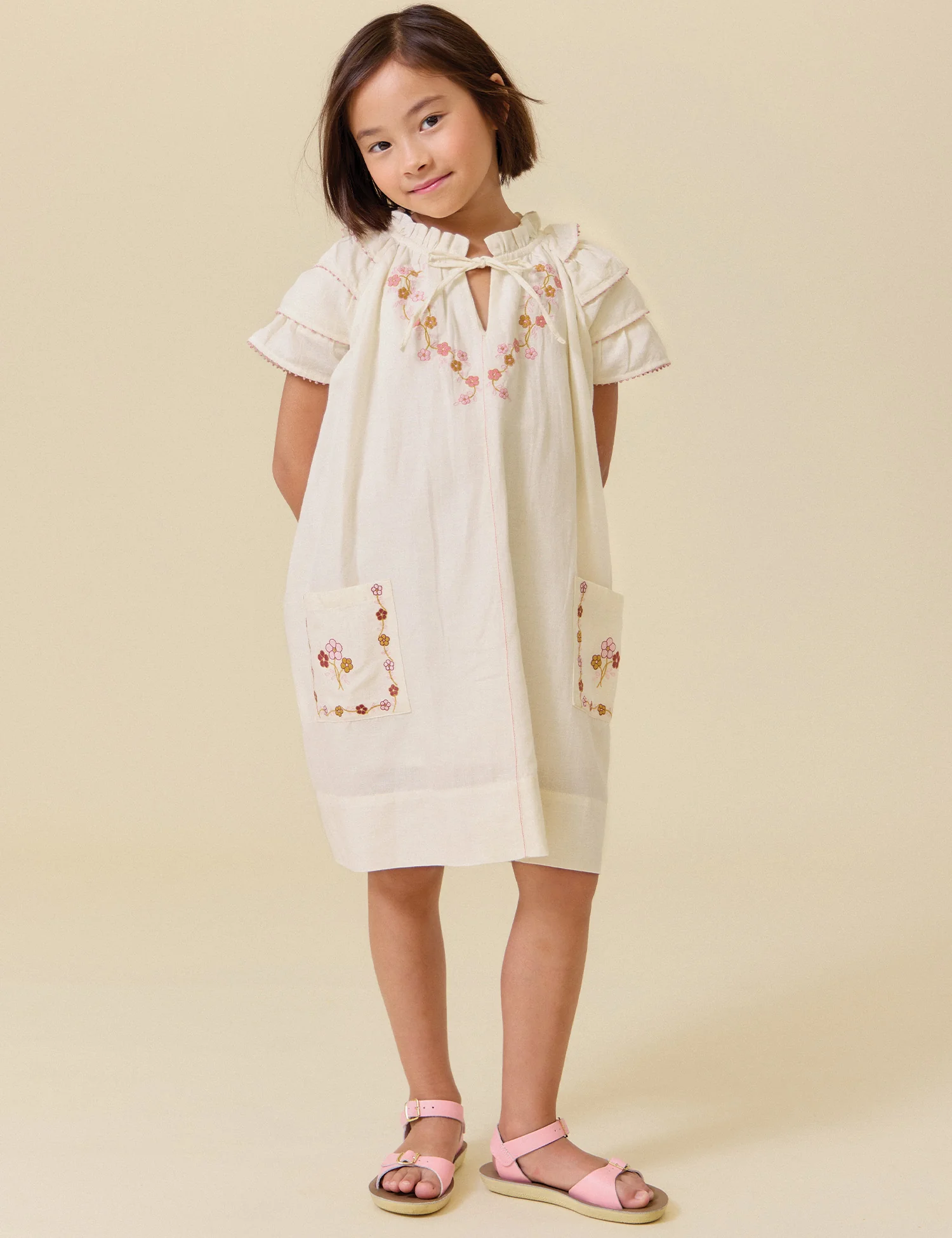 Linnea Dress in Antique White - Image 6
