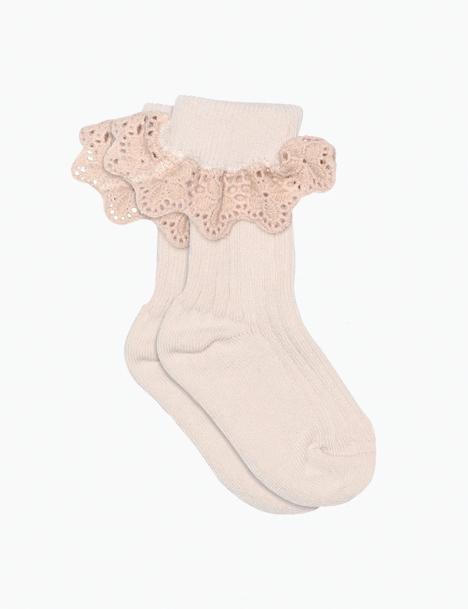 Lisa Lace Socks in Cherry Blossom