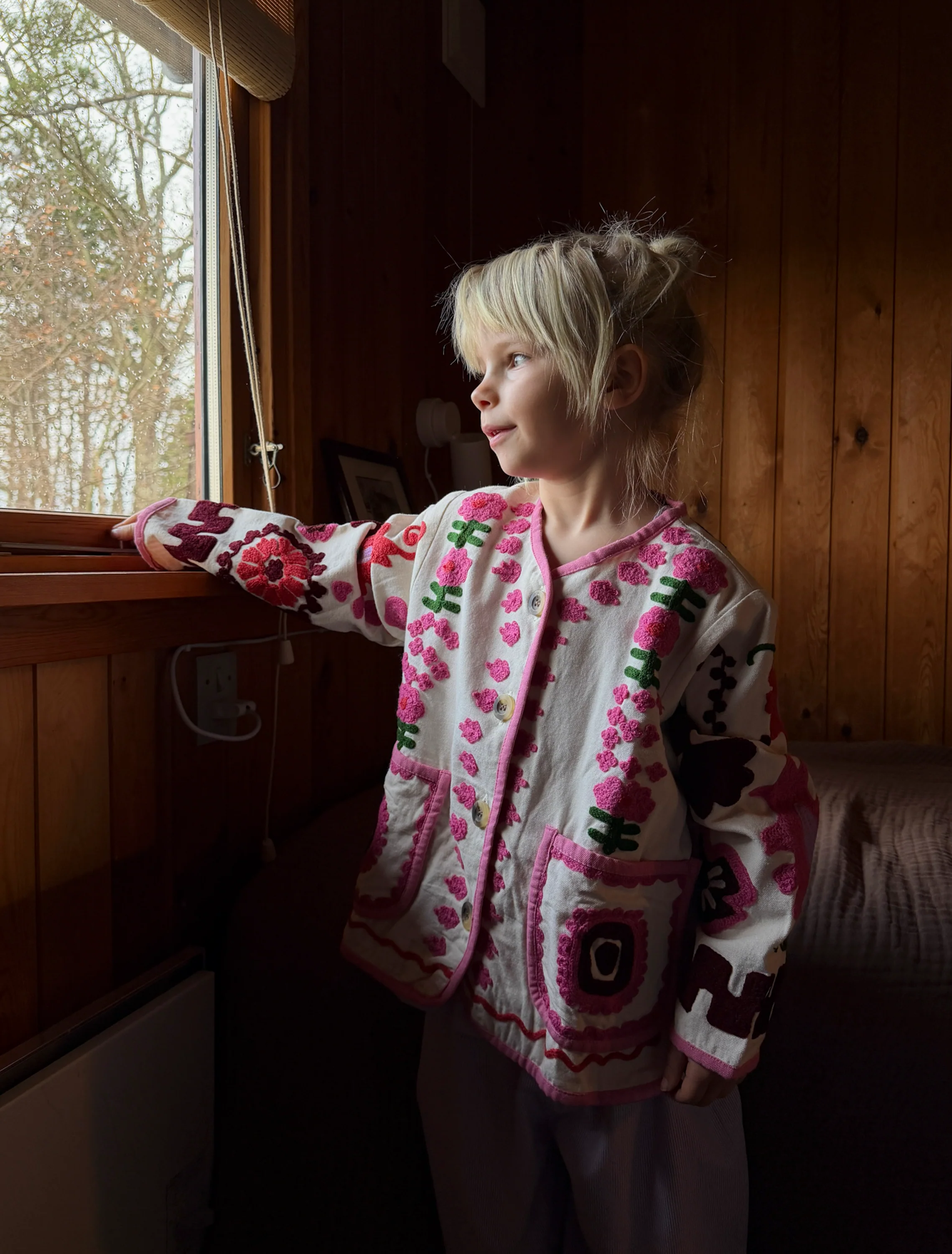 Maggie Mini Jacket in Flower - Image 4