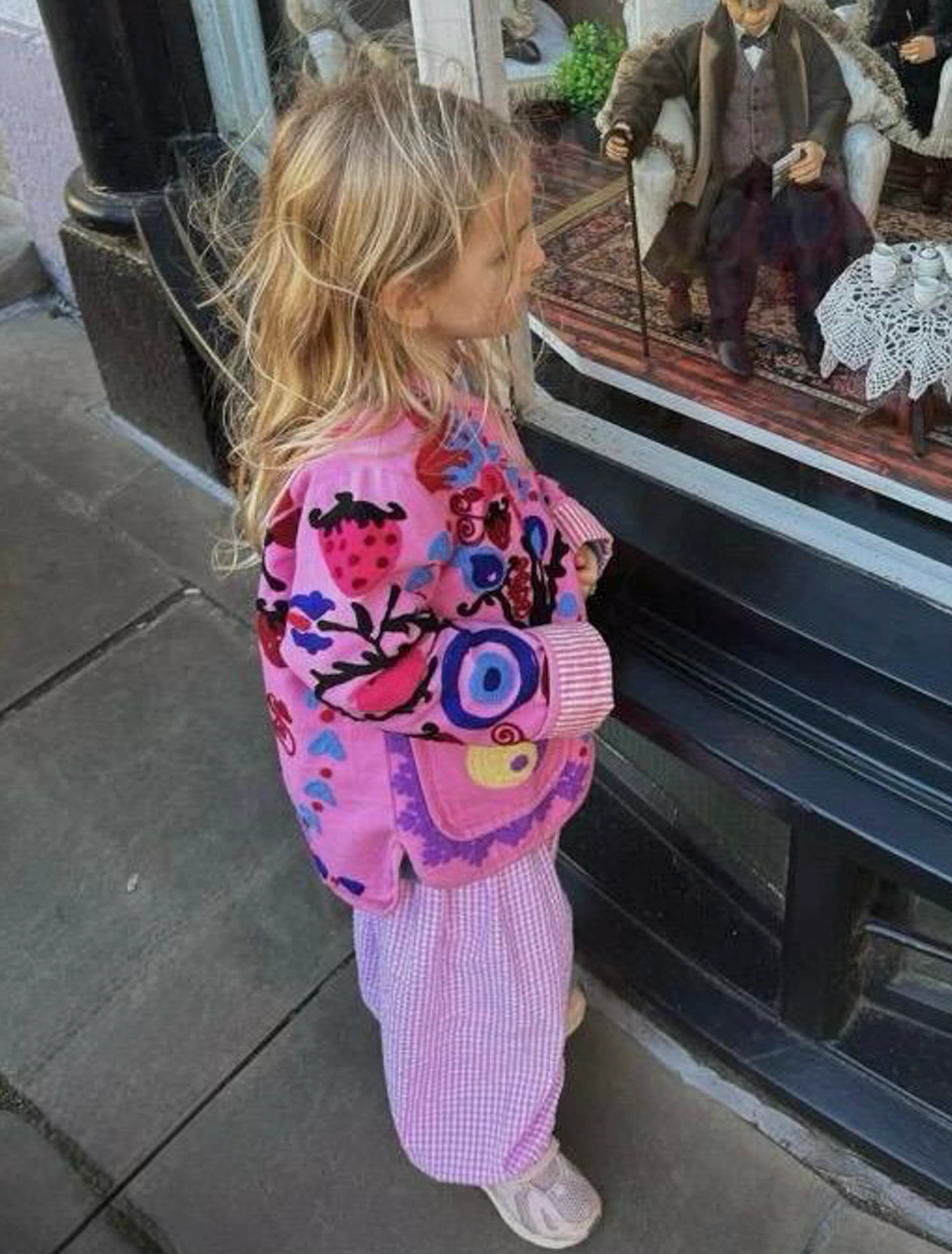 Maggie Mini Jacket in Pink - Image 3