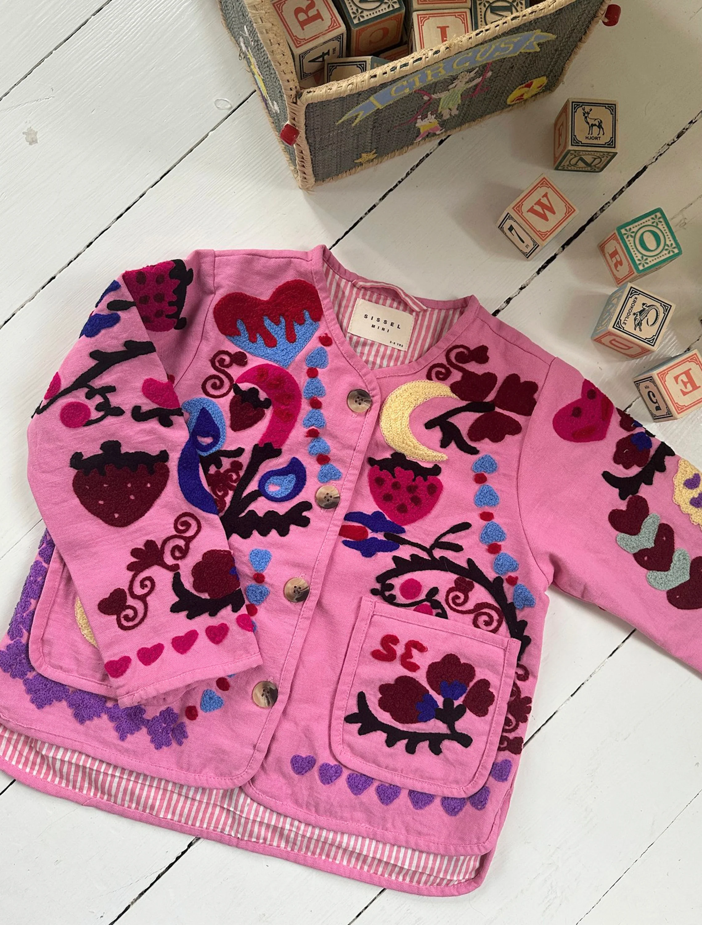 Maggie Mini Jacket in Pink - Image 5