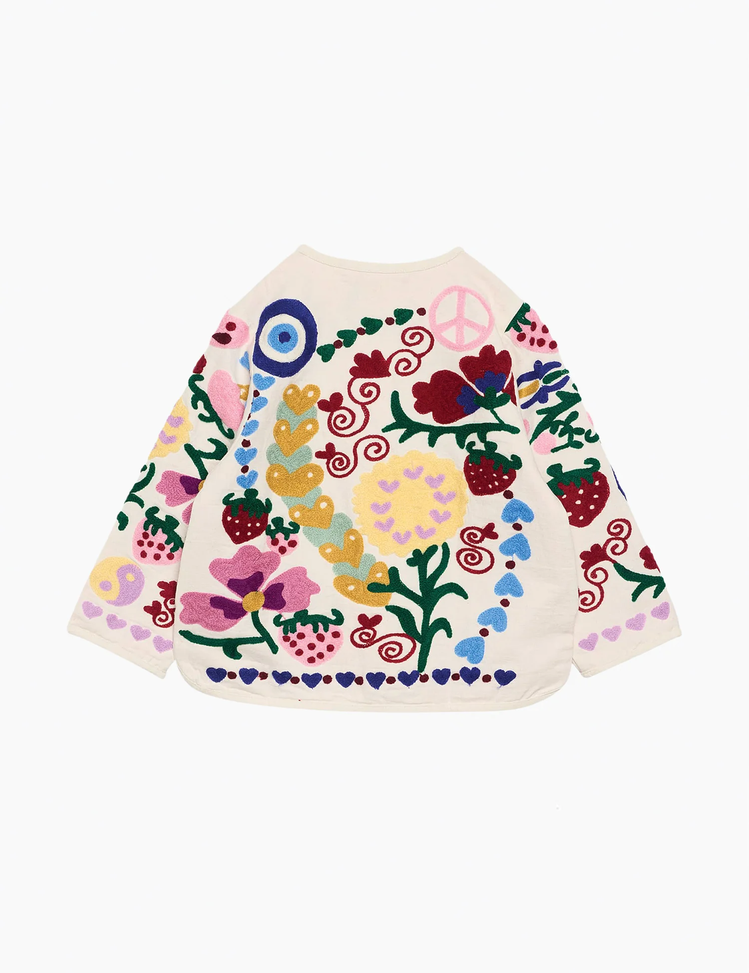 Maggie Mini Jacket in White Rose - Image 7