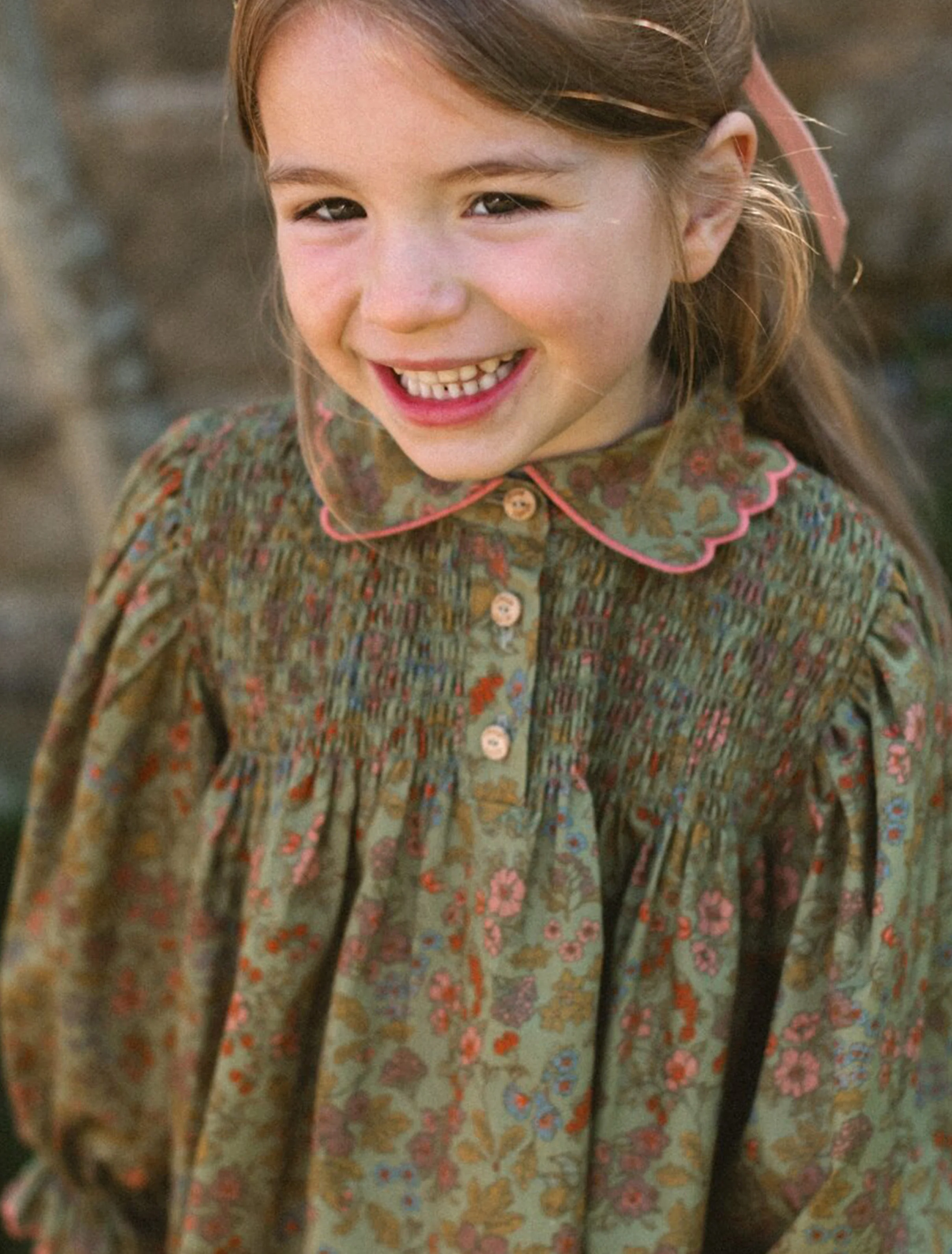 Marco Polo Dress in Autumn Fruits Floral - Image 3