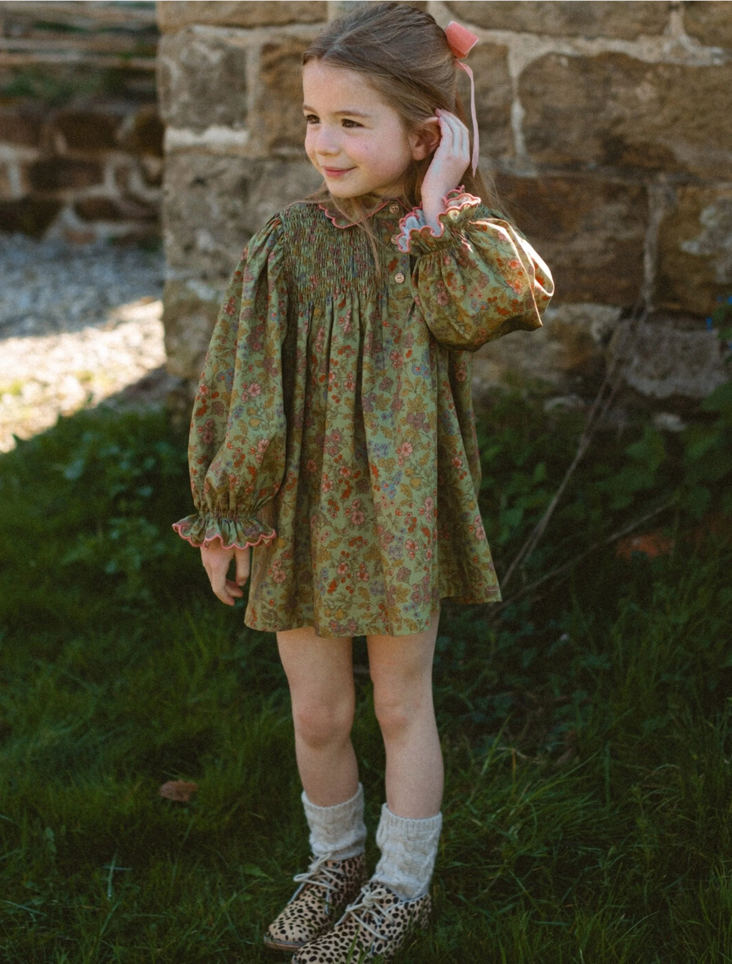 Marco Polo Dress in Autumn Fruits Floral - Image 5
