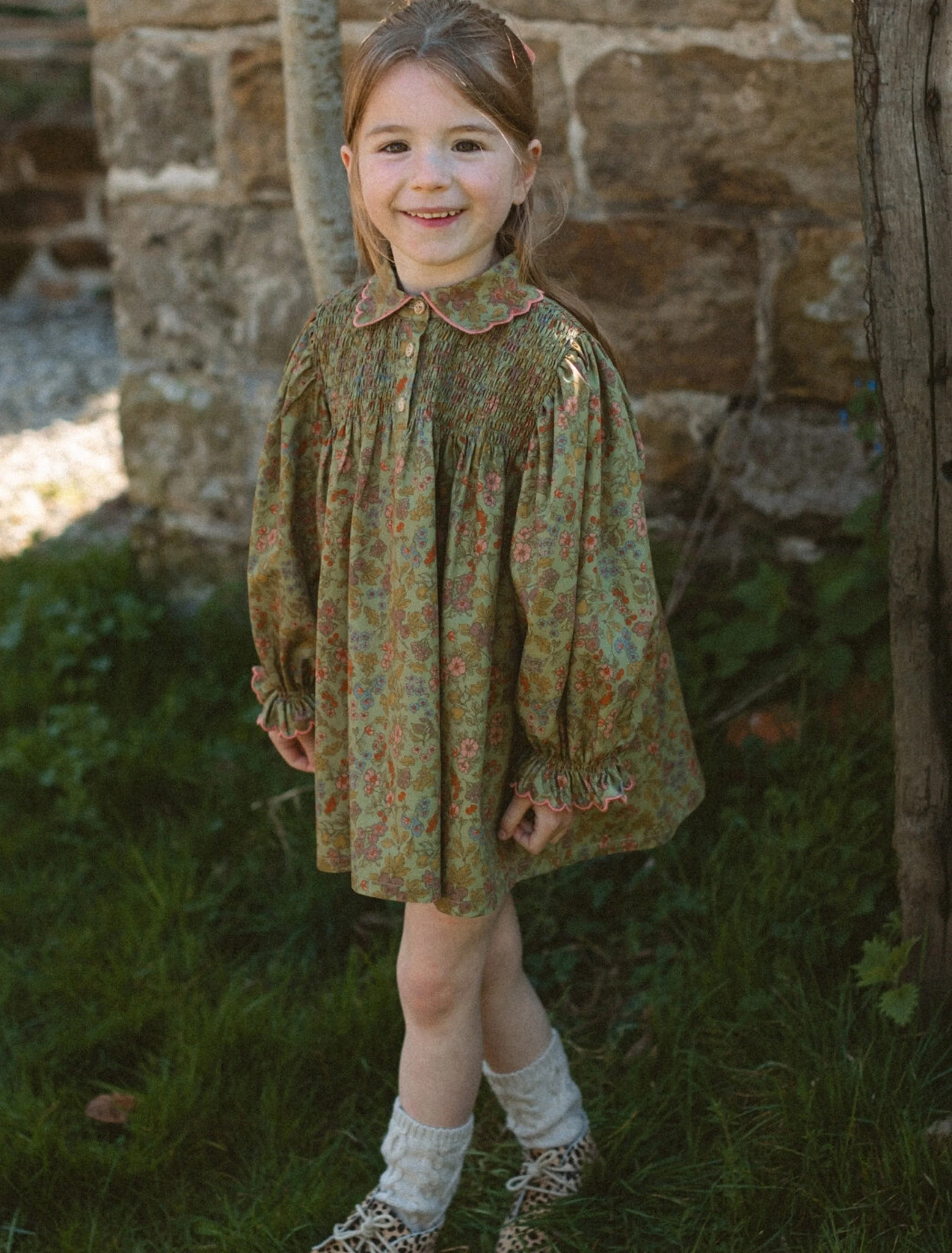 Marco Polo Dress in Autumn Fruits Floral - Image 6