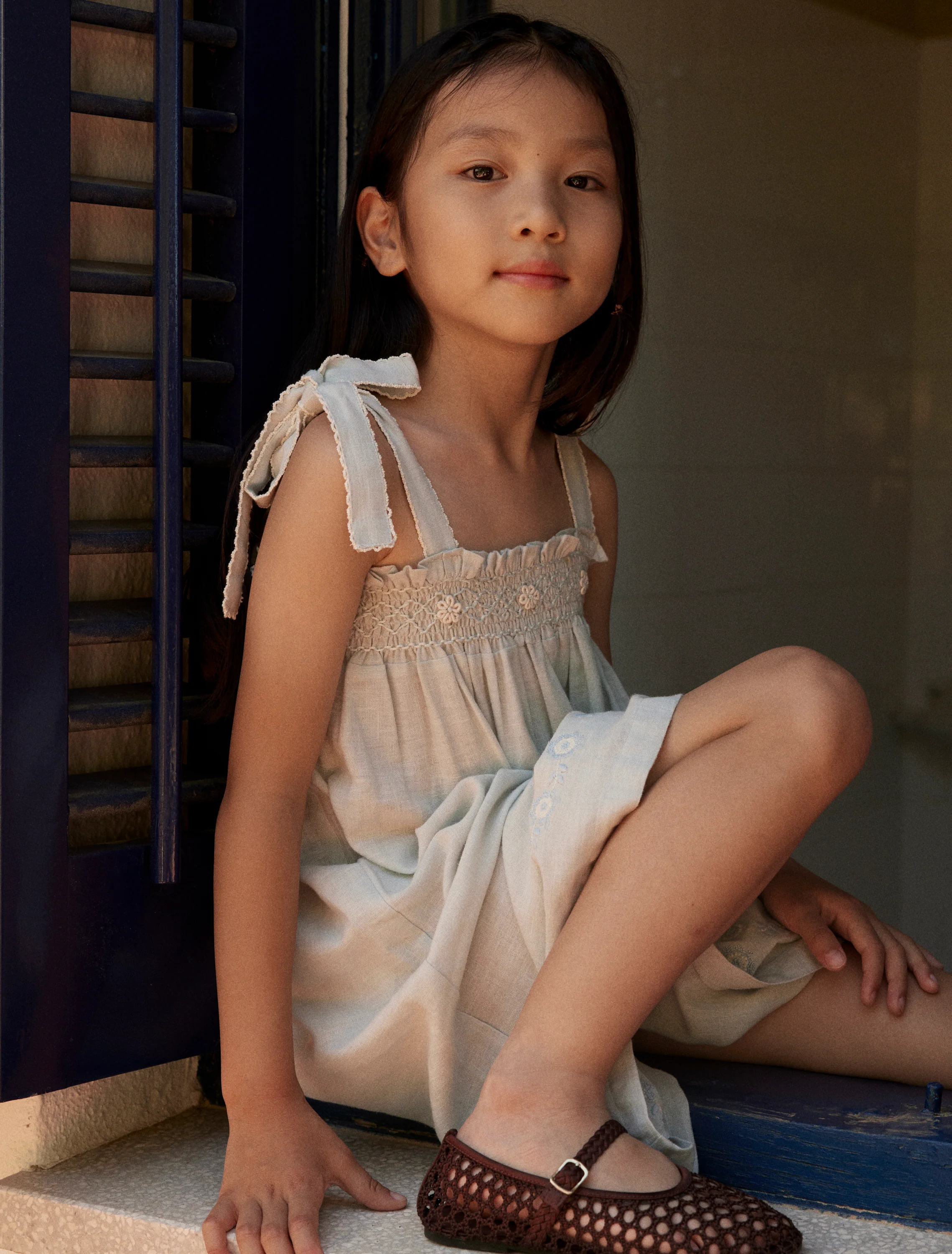 Maya Dress in Cloud Blue - Image 3