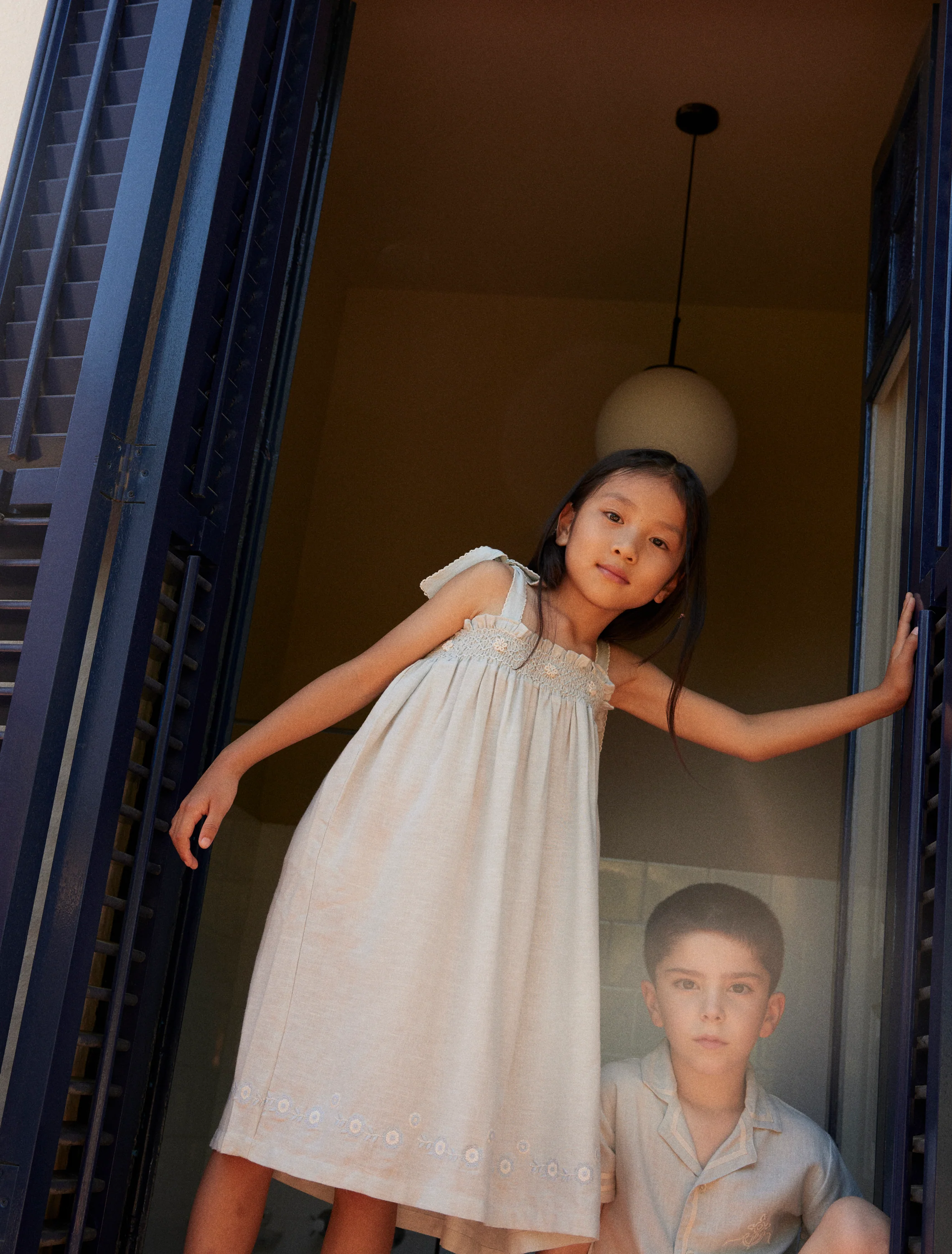 Maya Dress in Cloud Blue - Image 4
