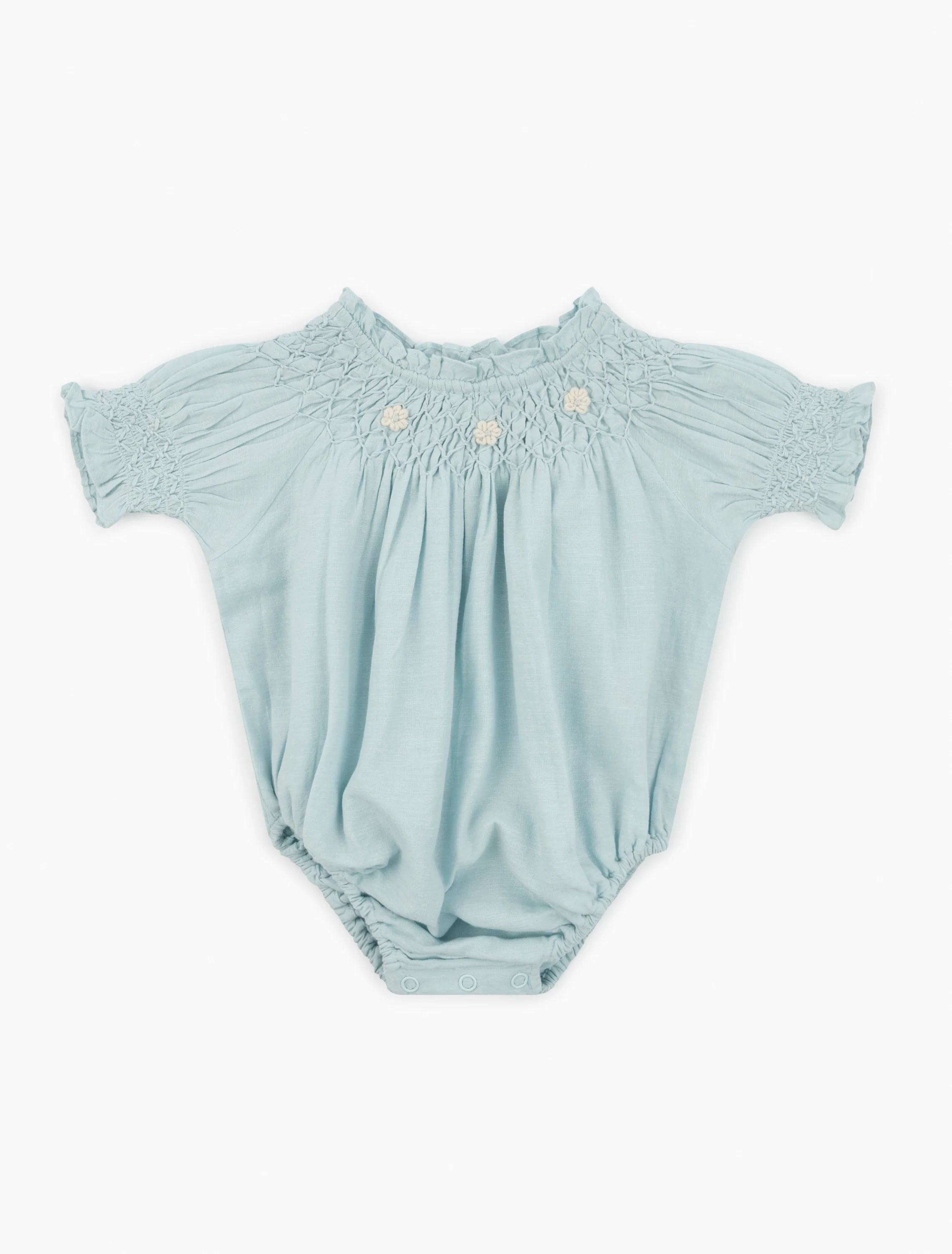 Maya Romper in Cloud Blue