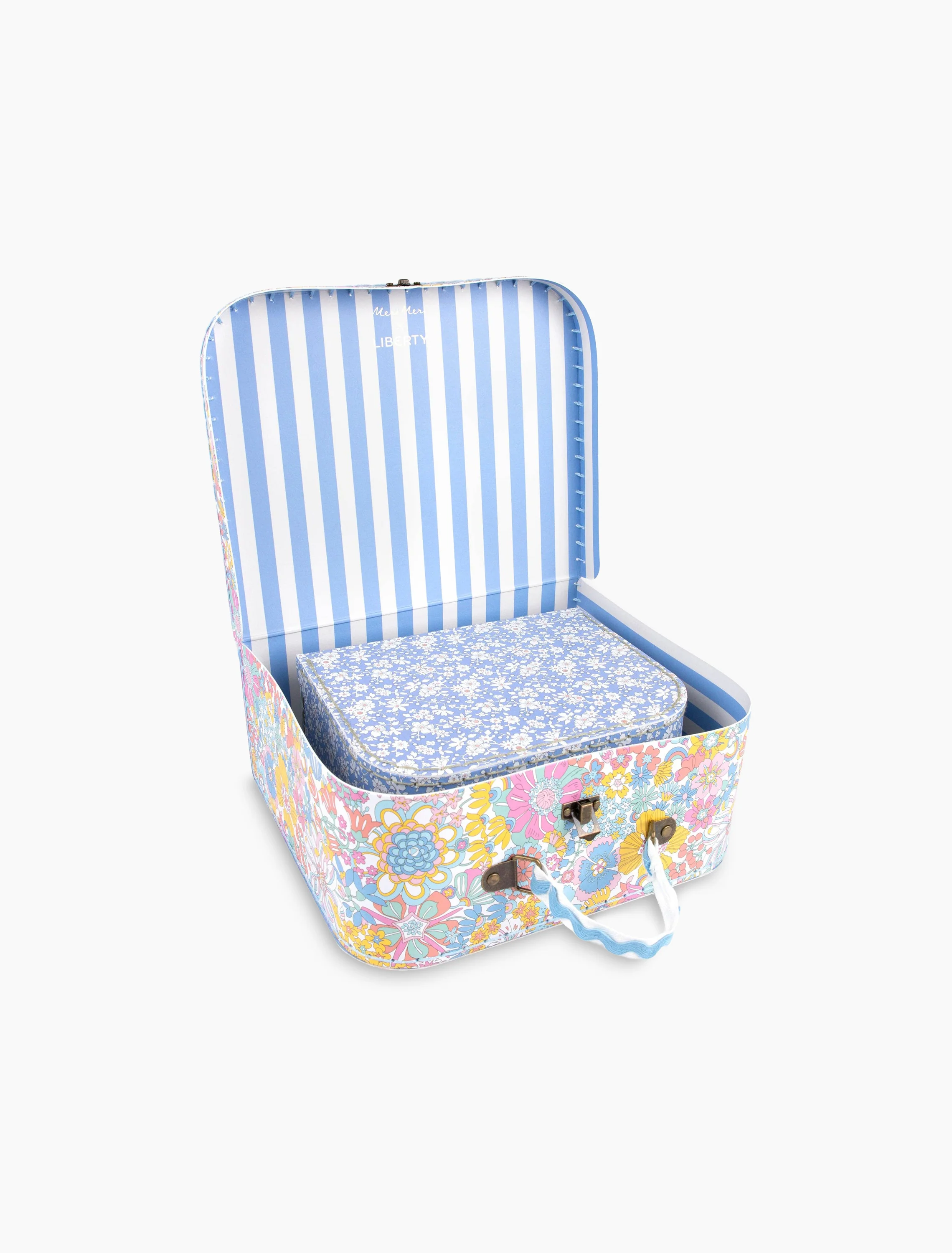Meri Meri x Liberty Suitcases