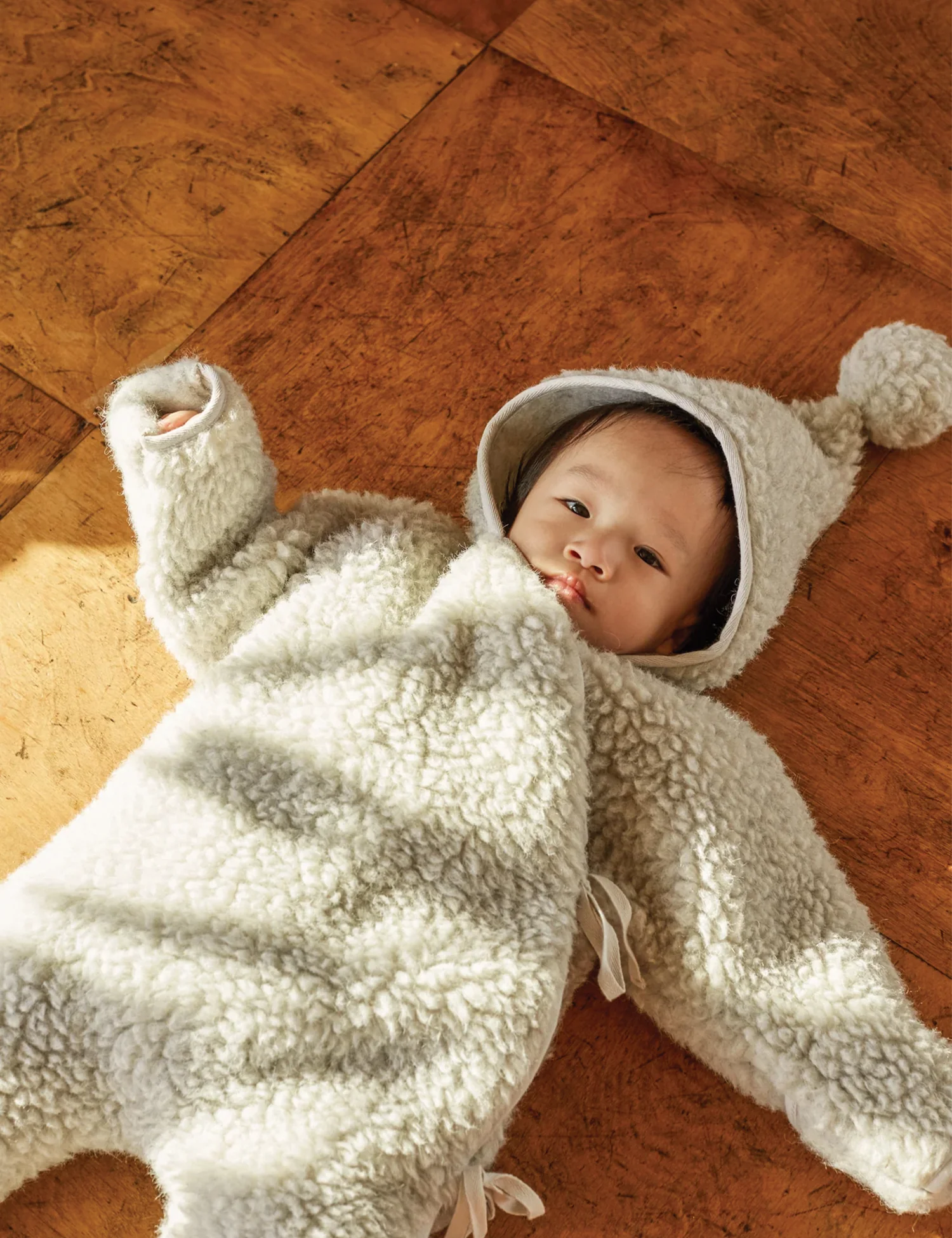 Merino Snugglesuit in Cloud - Image 2