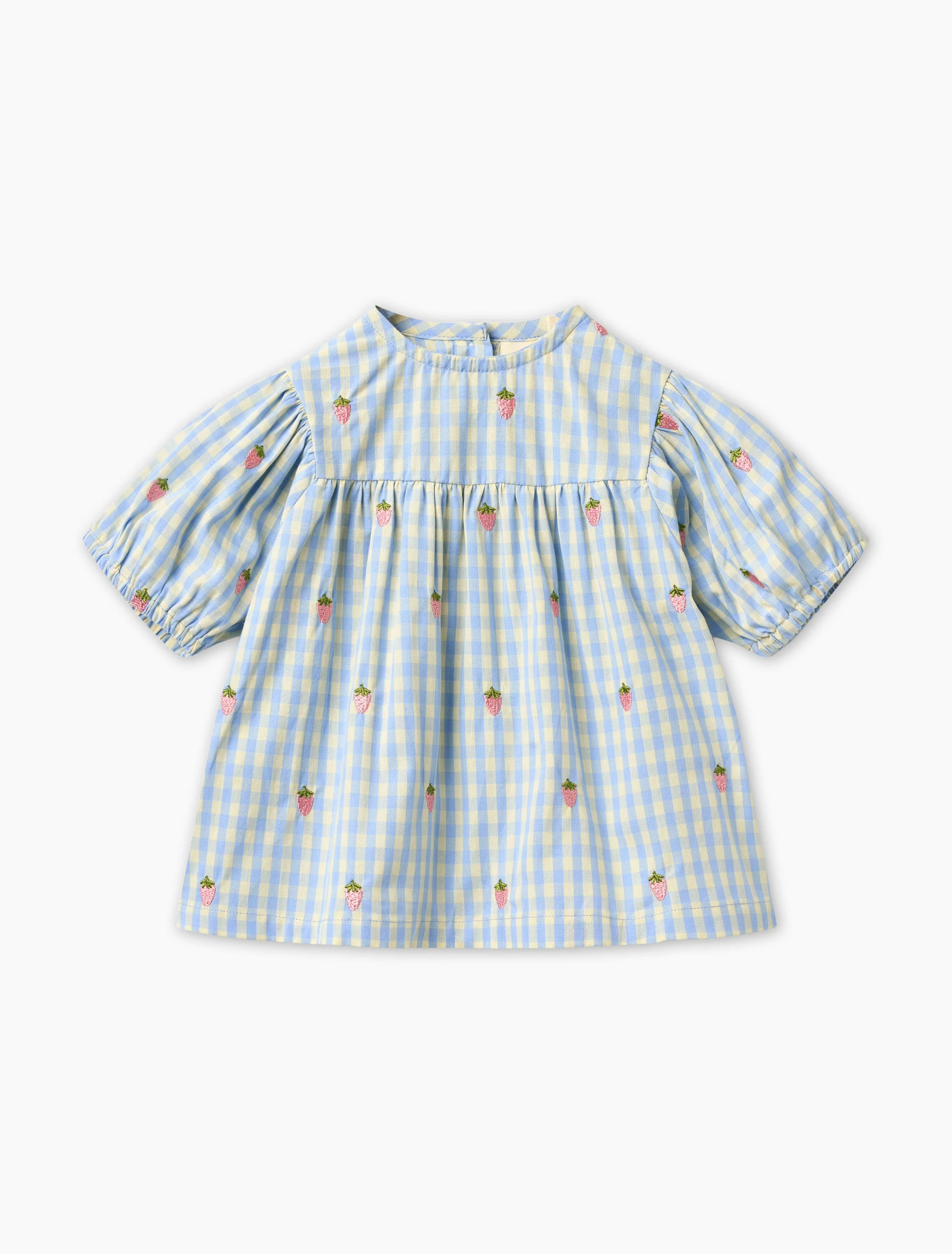 Mille Blouse in Sky Berry Gingham