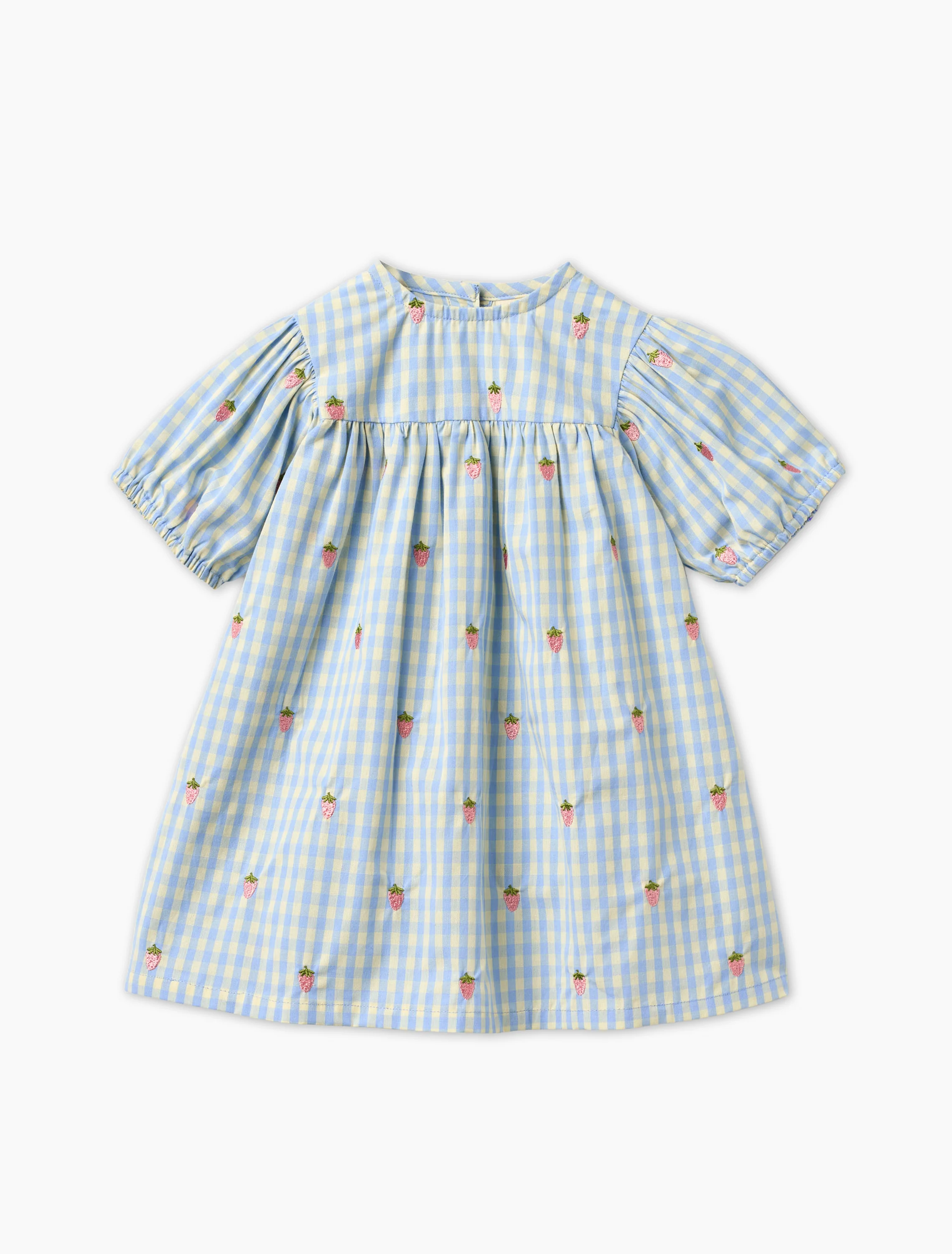 Mille SS Dress in Sky Berry Gingham