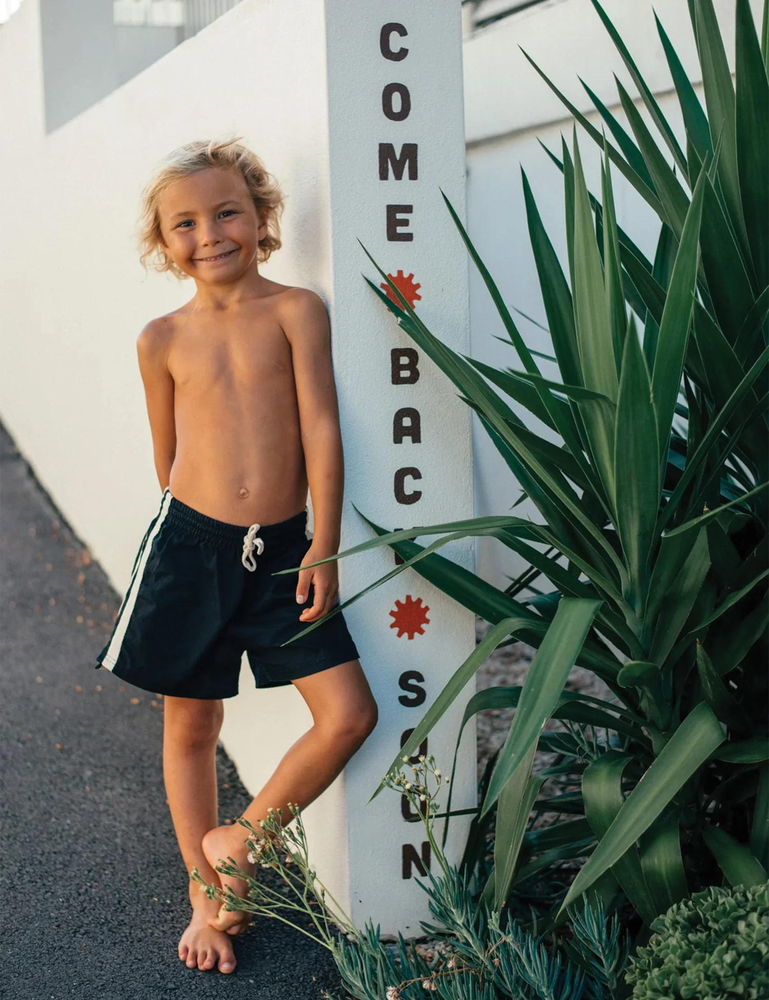 Mini Boardshort in Black - Image 3