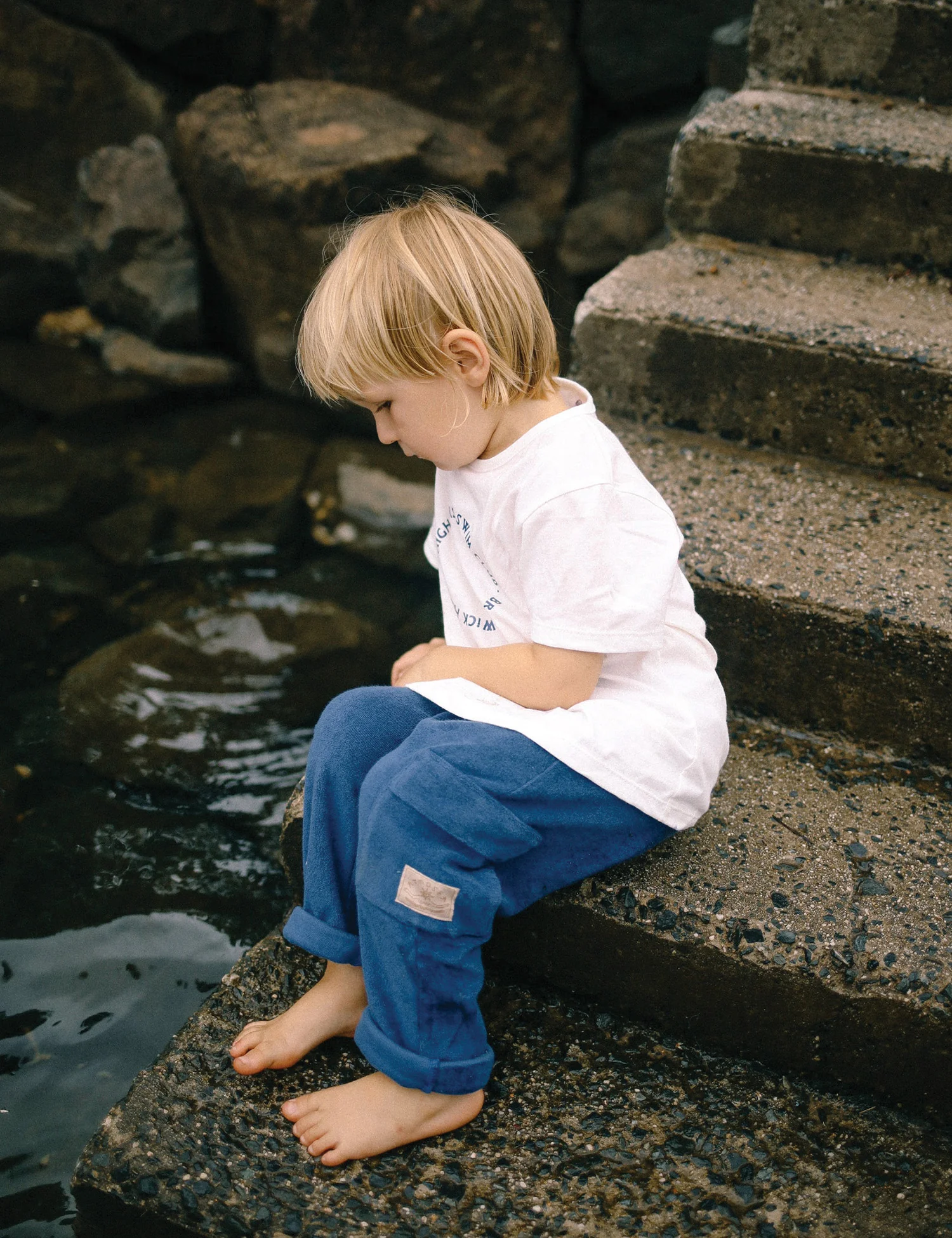 Mini Cargo Pant in True Navy - Image 3