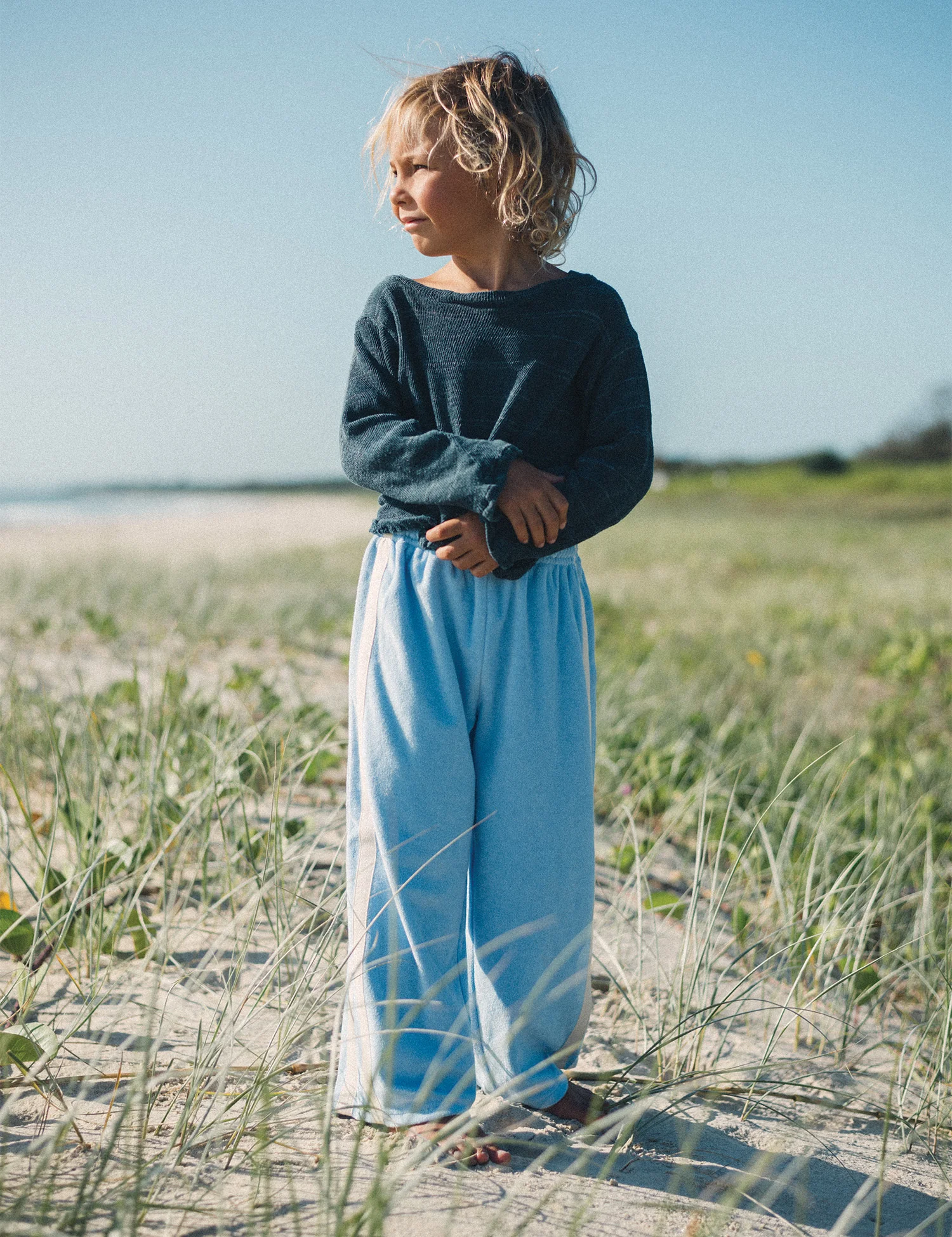 Mini Terry Pant in Cloud - Image 4