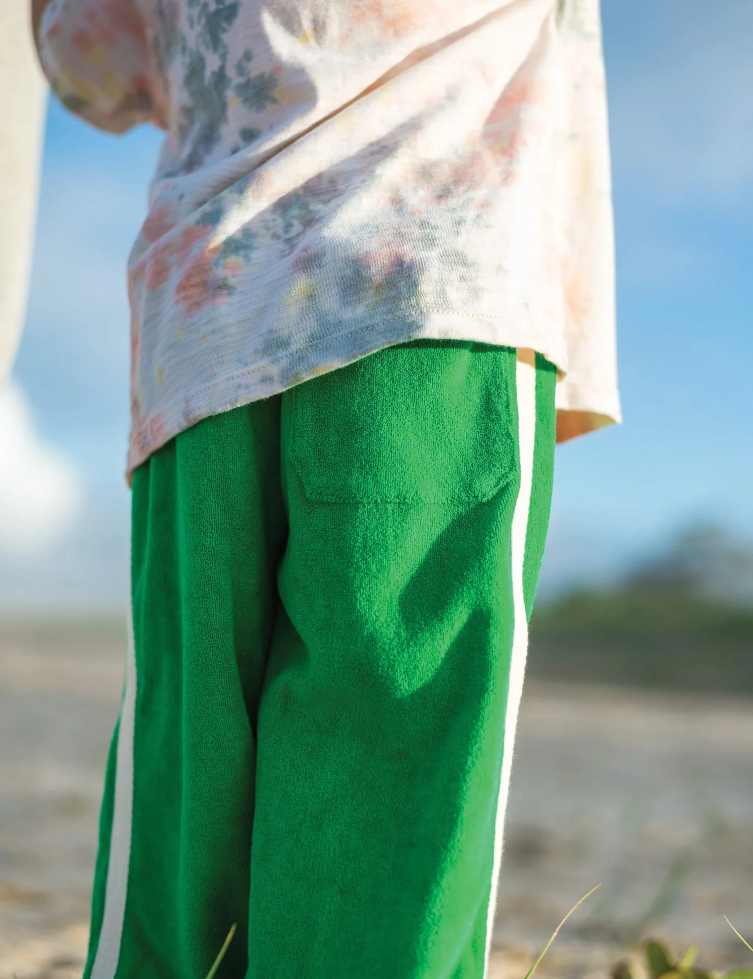 Mini Terry Pant in Lawn - Image 5