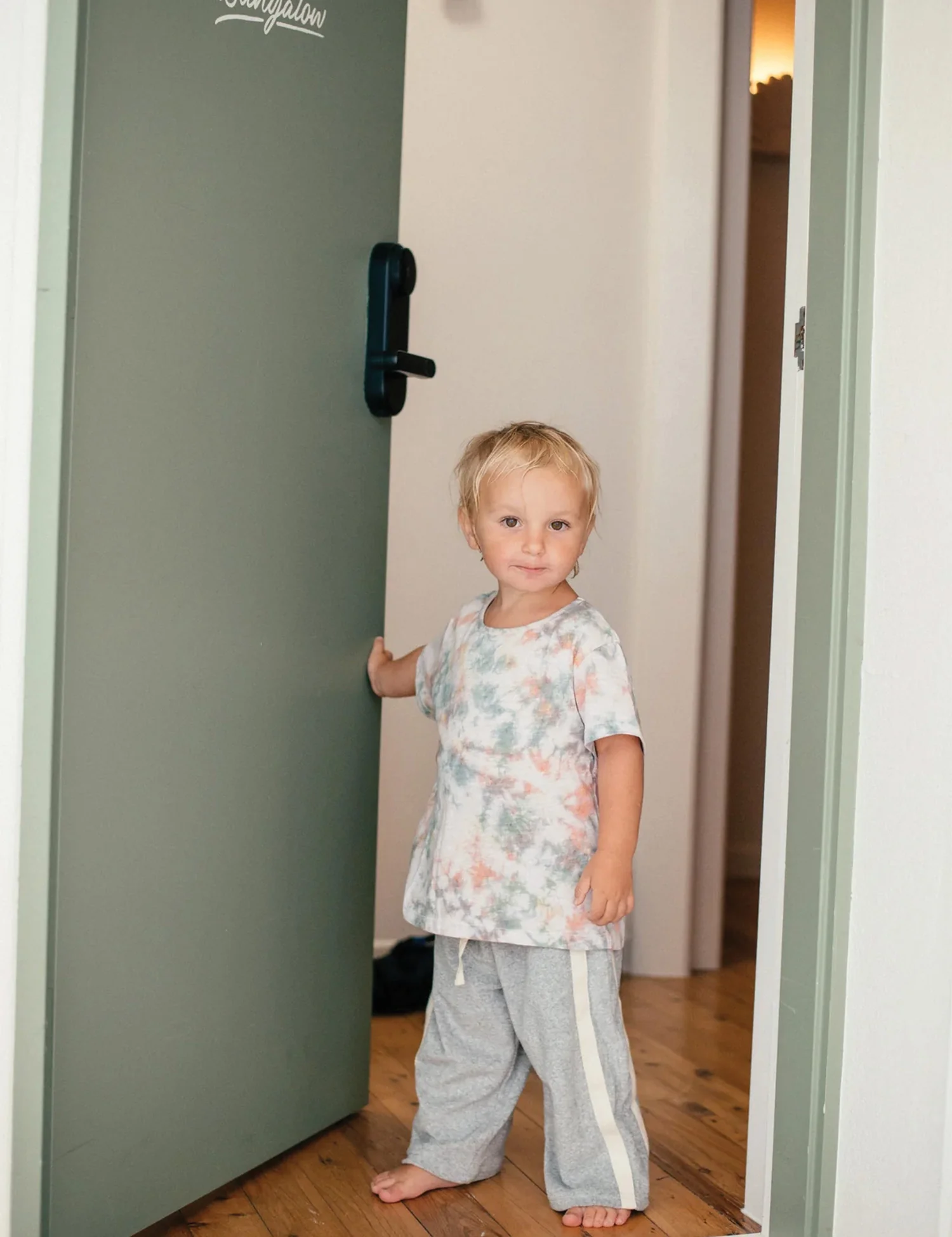 Mini Terry Pant in Marle Grey - Image 3