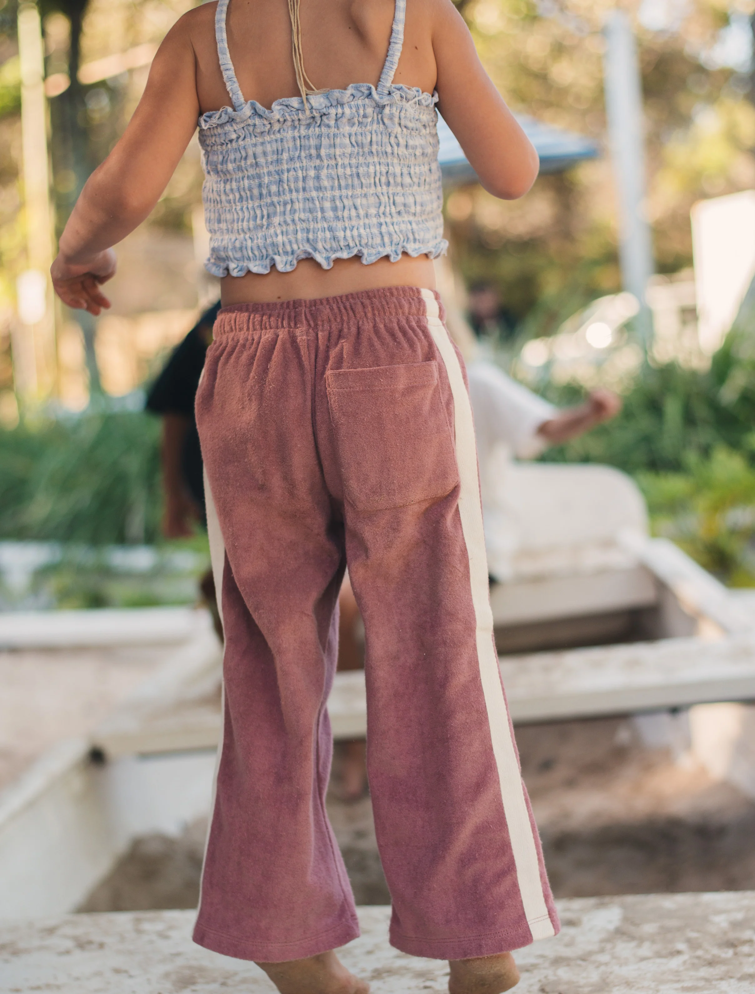 Mini Terry Pant in Mulberry - Image 4