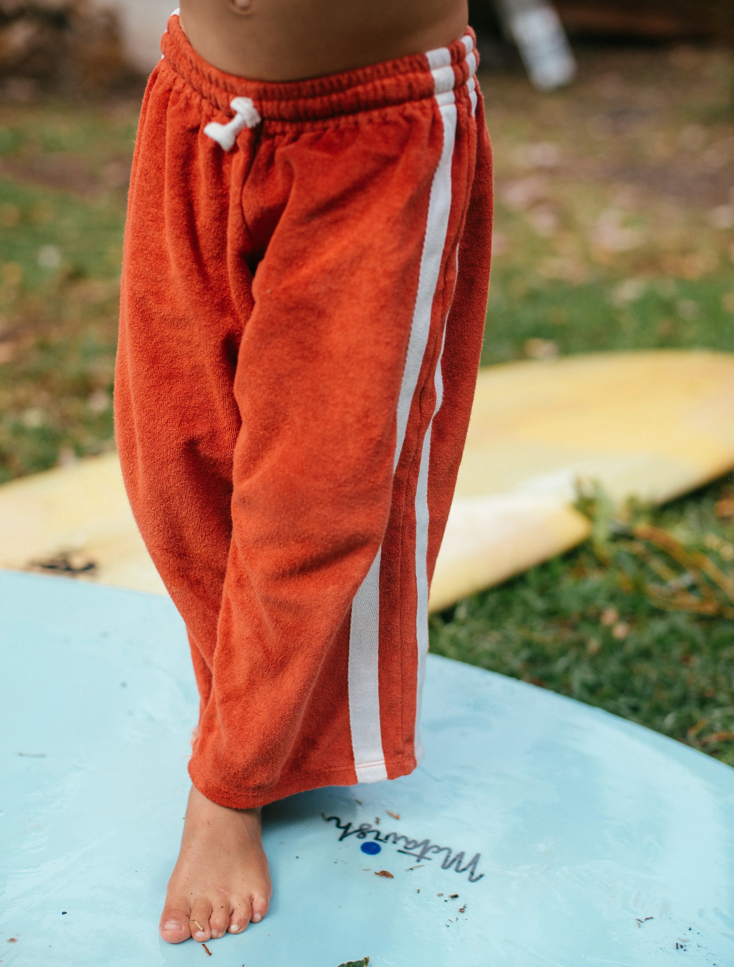 Mini Terry Pant in Chili - Image 3