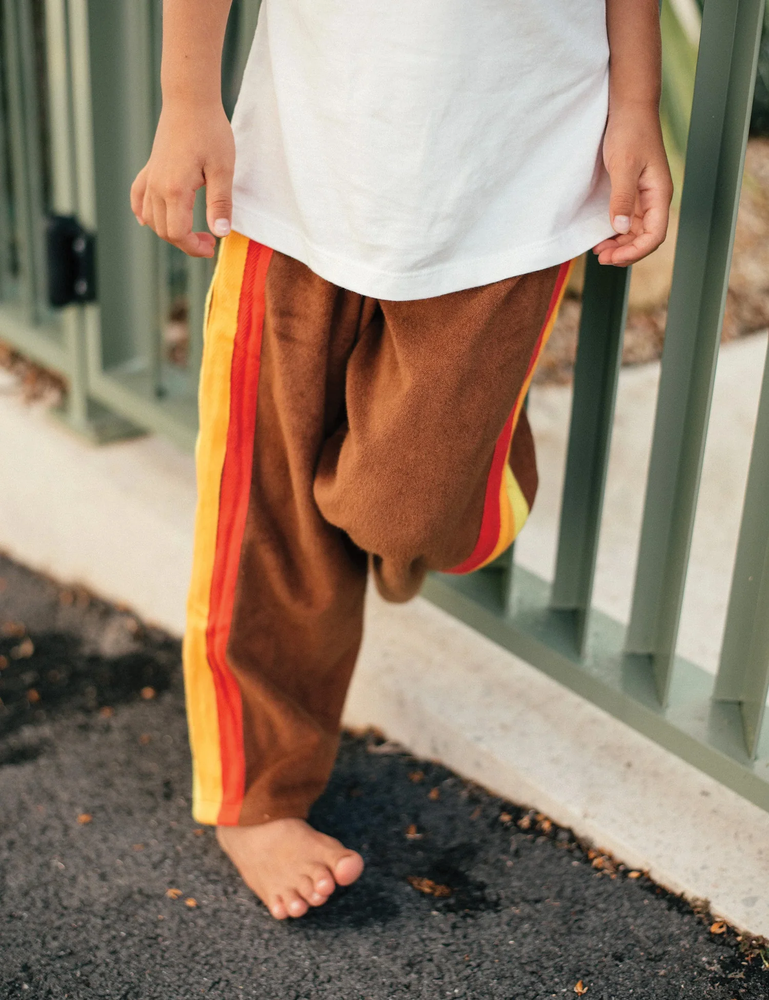 Mini Terry Pant in Sunset - Image 3