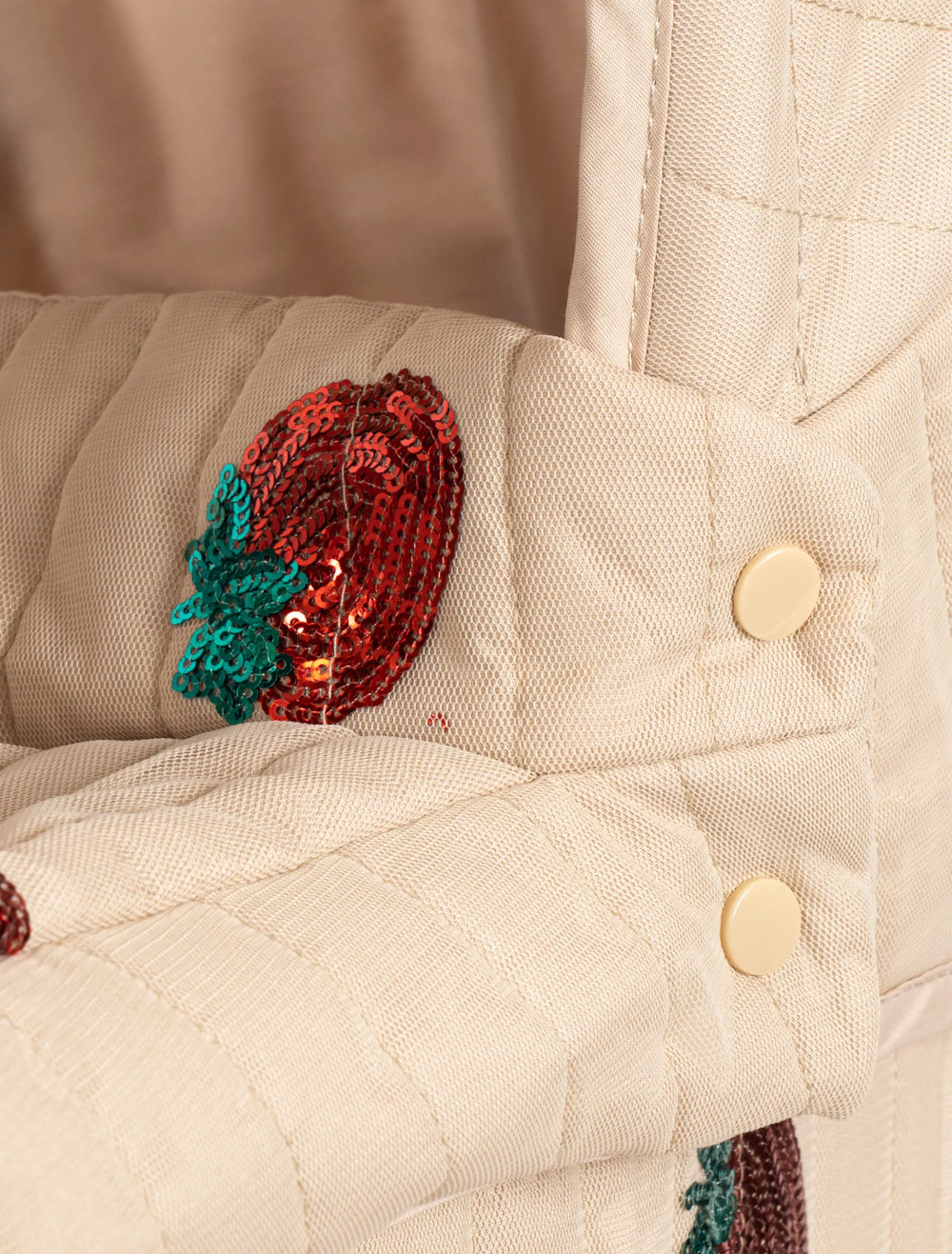 Minnie Tulle Doll Pram Stroller in Strawberry - Image 3