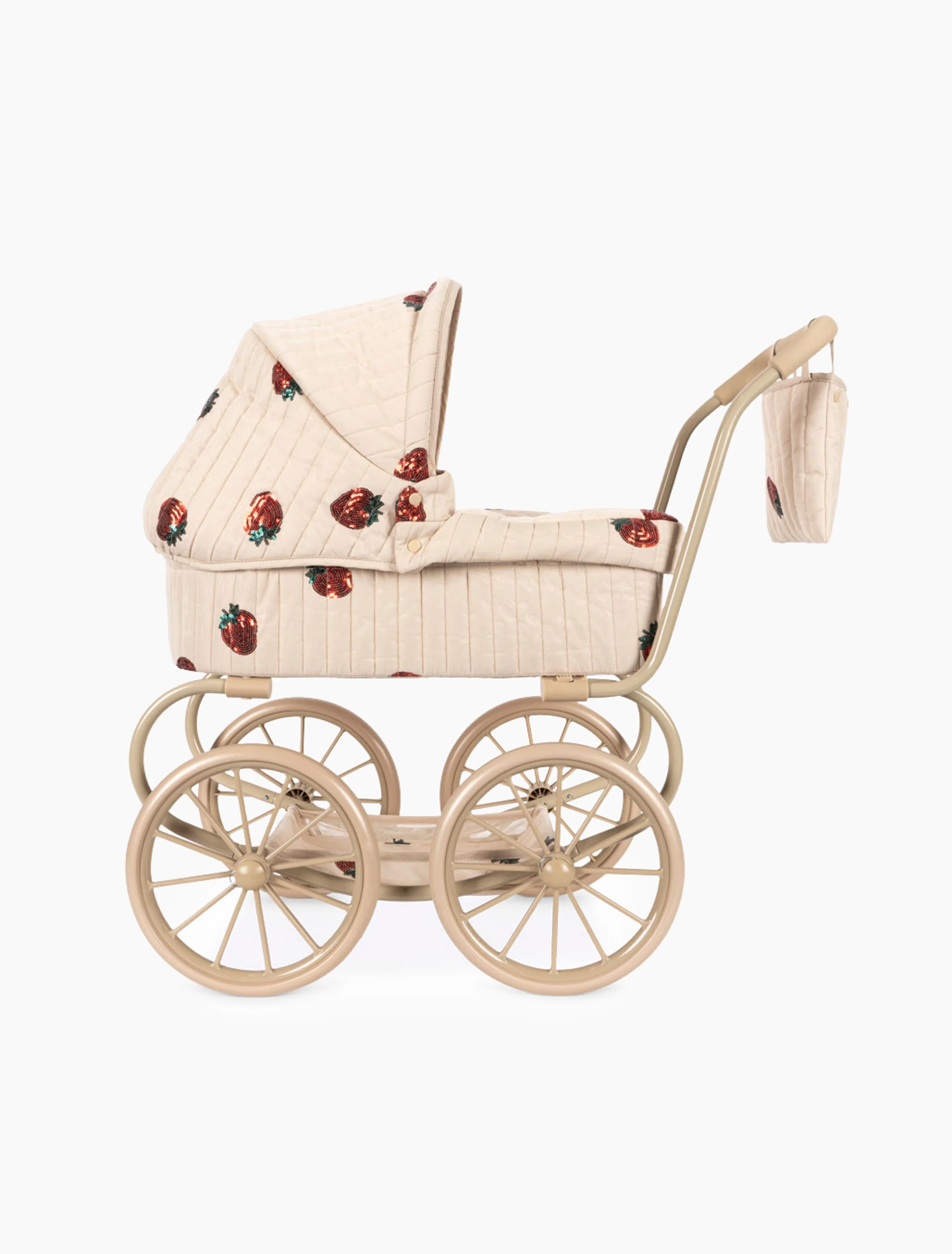 Minnie Tulle Doll Pram Stroller in Strawberry - Image 5