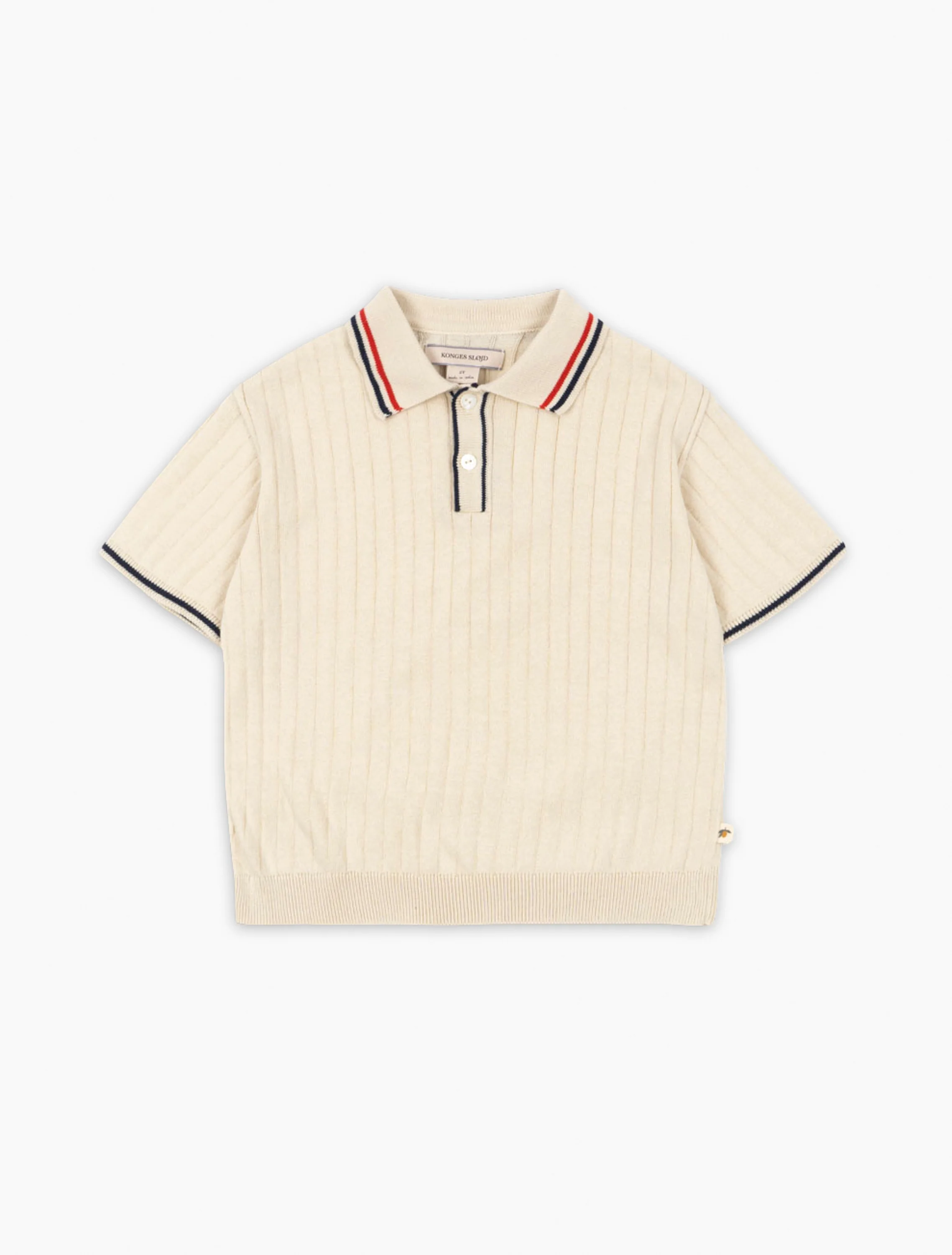 Mio Knit Polo in Almond Milk