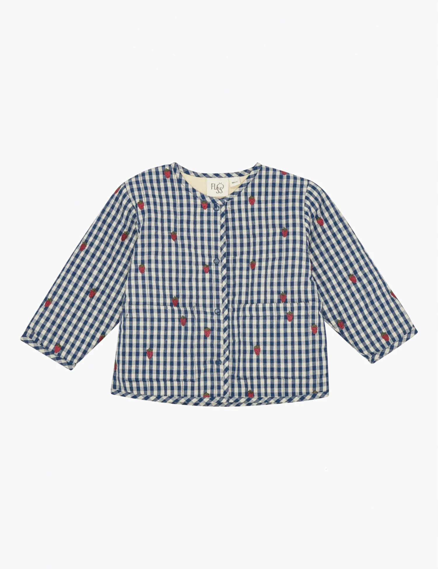 Nolly Jacket in Berry Blue Check