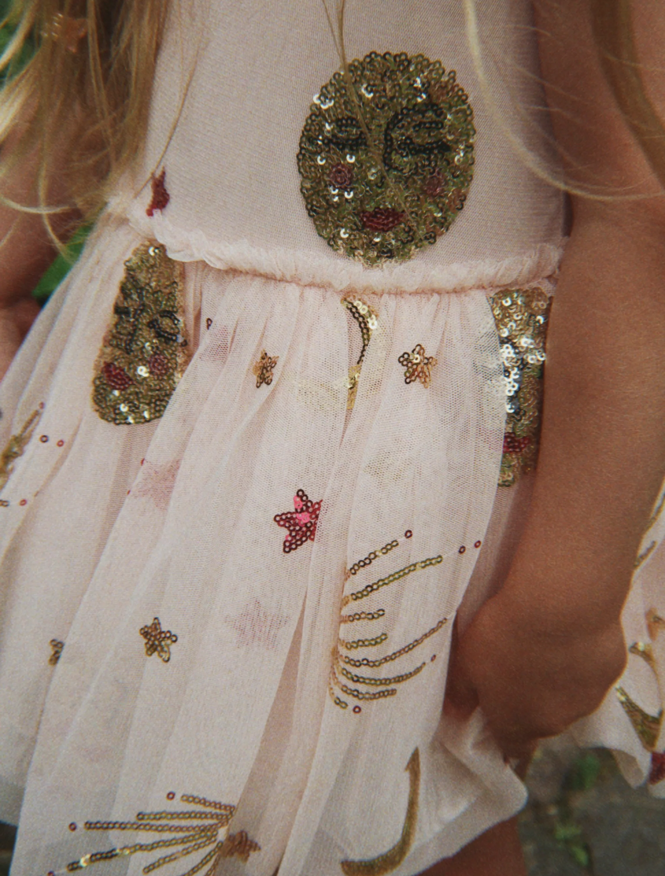 Odette Dress in Estella Sequin - Image 2