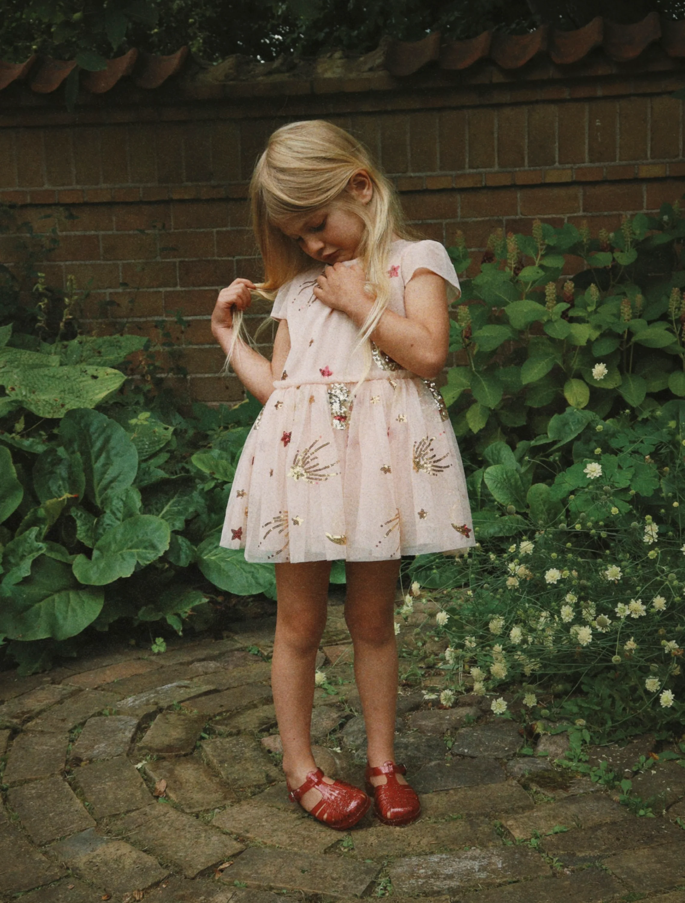 Odette Dress in Estella Sequin - Image 4