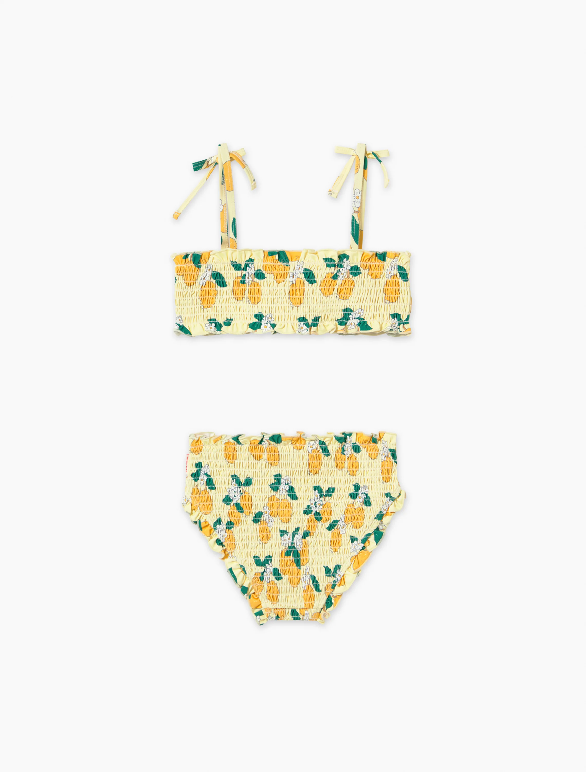 Oranges Smock Swim Set in Pastel Yellow - Image 3