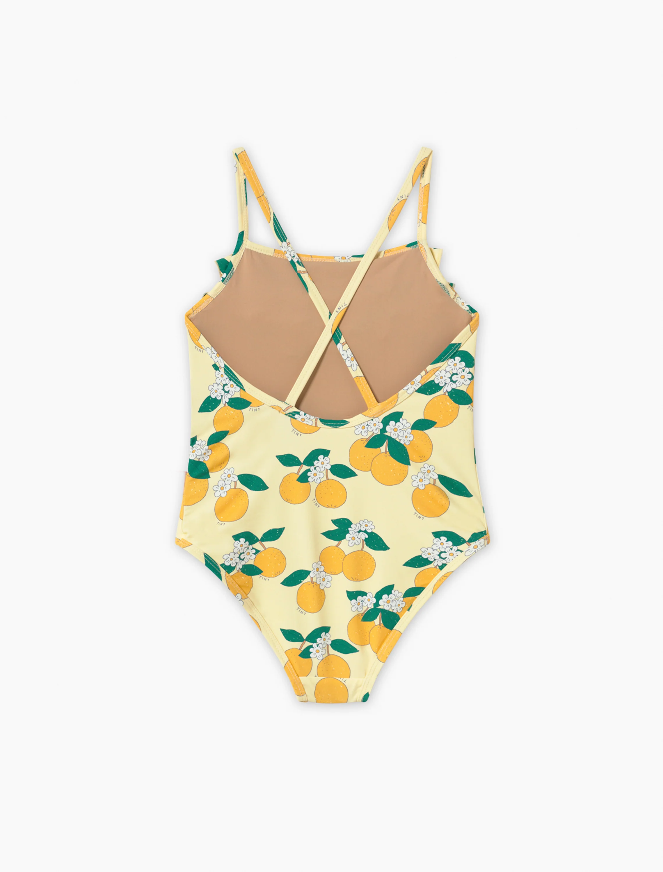 Oranges Swimsuit in Pastel Yellow - Image 4