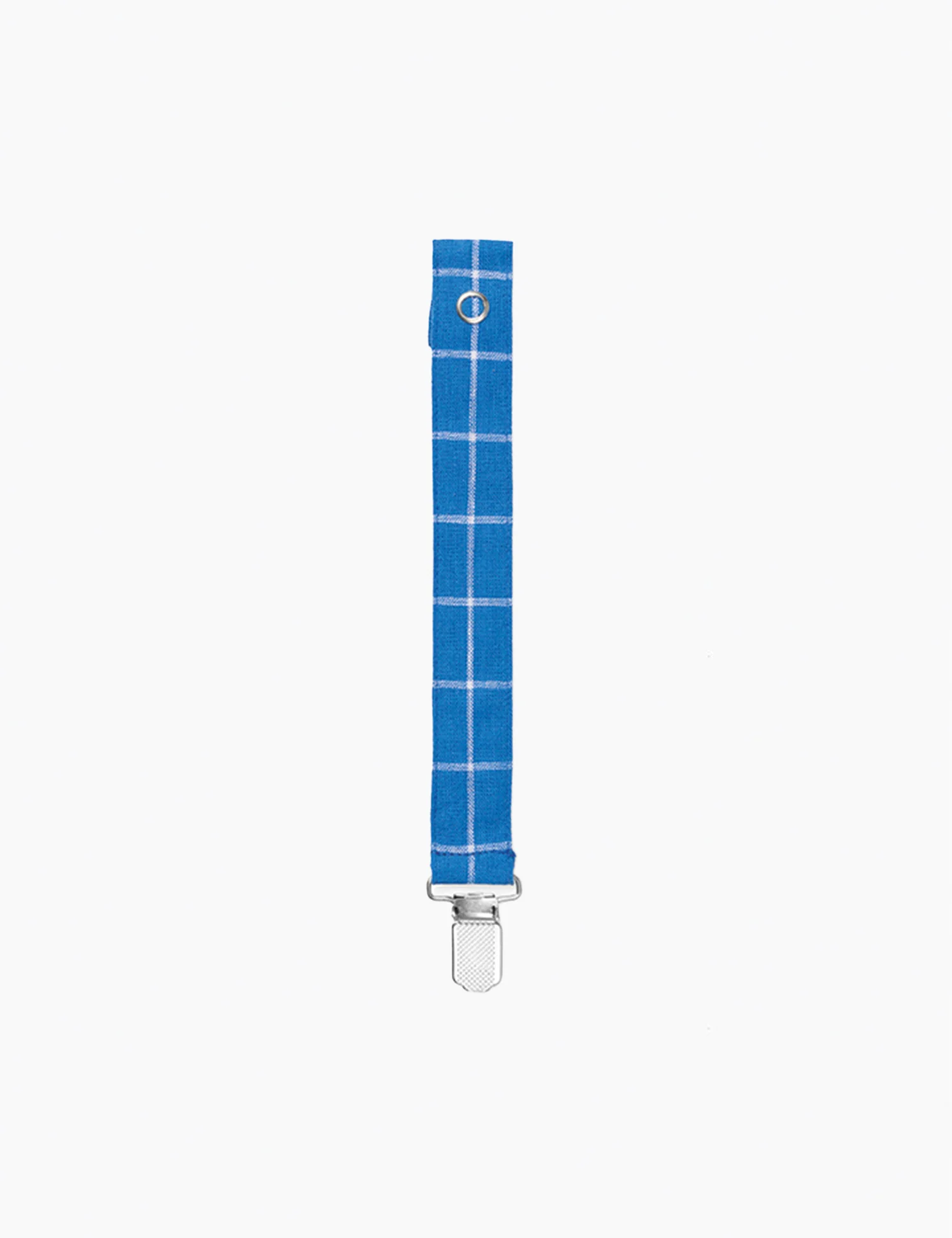 Pacifier Clip in Art Blue