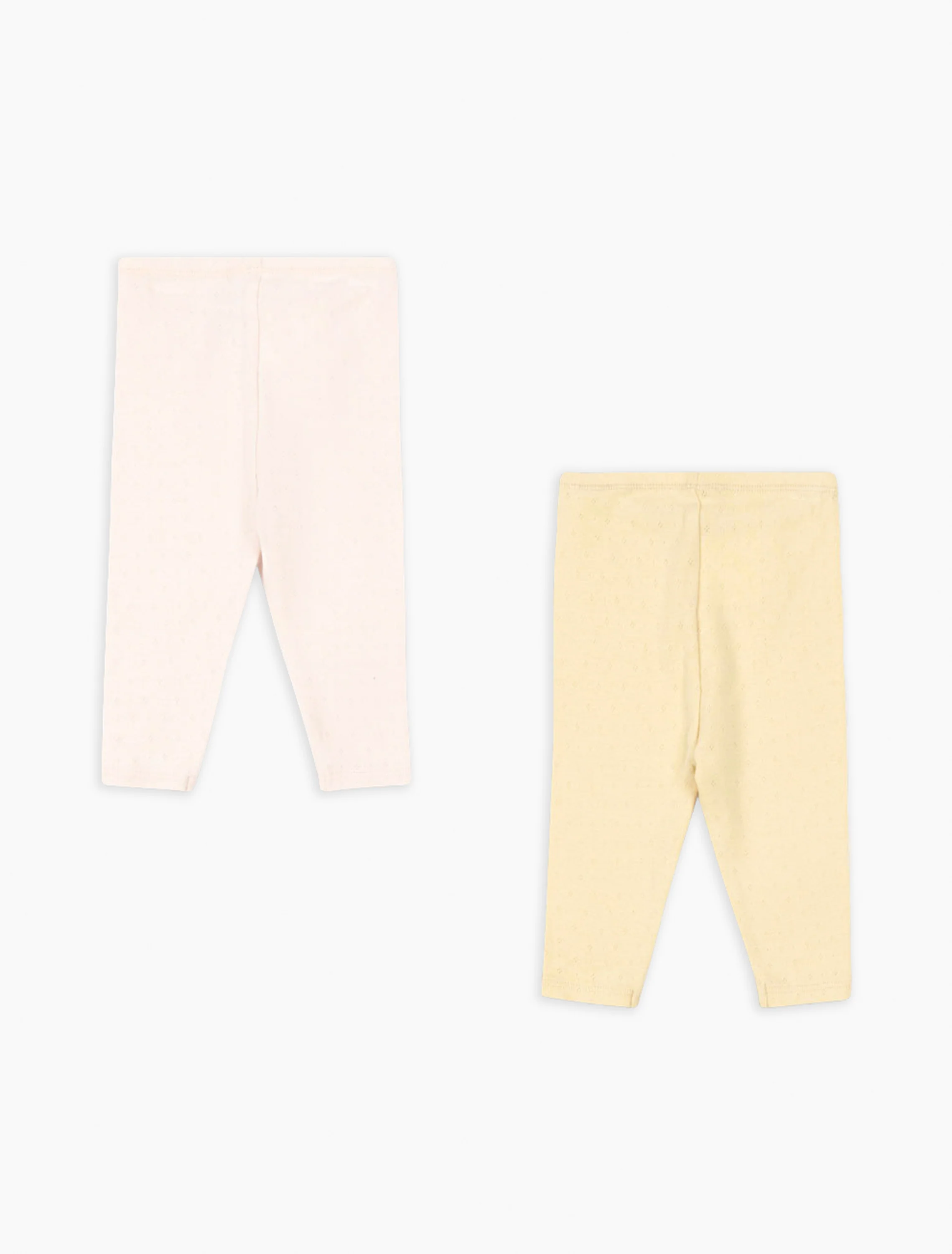 Perla 2 Pack Leggings in Banana Crepe/Creole Pink - Image 6