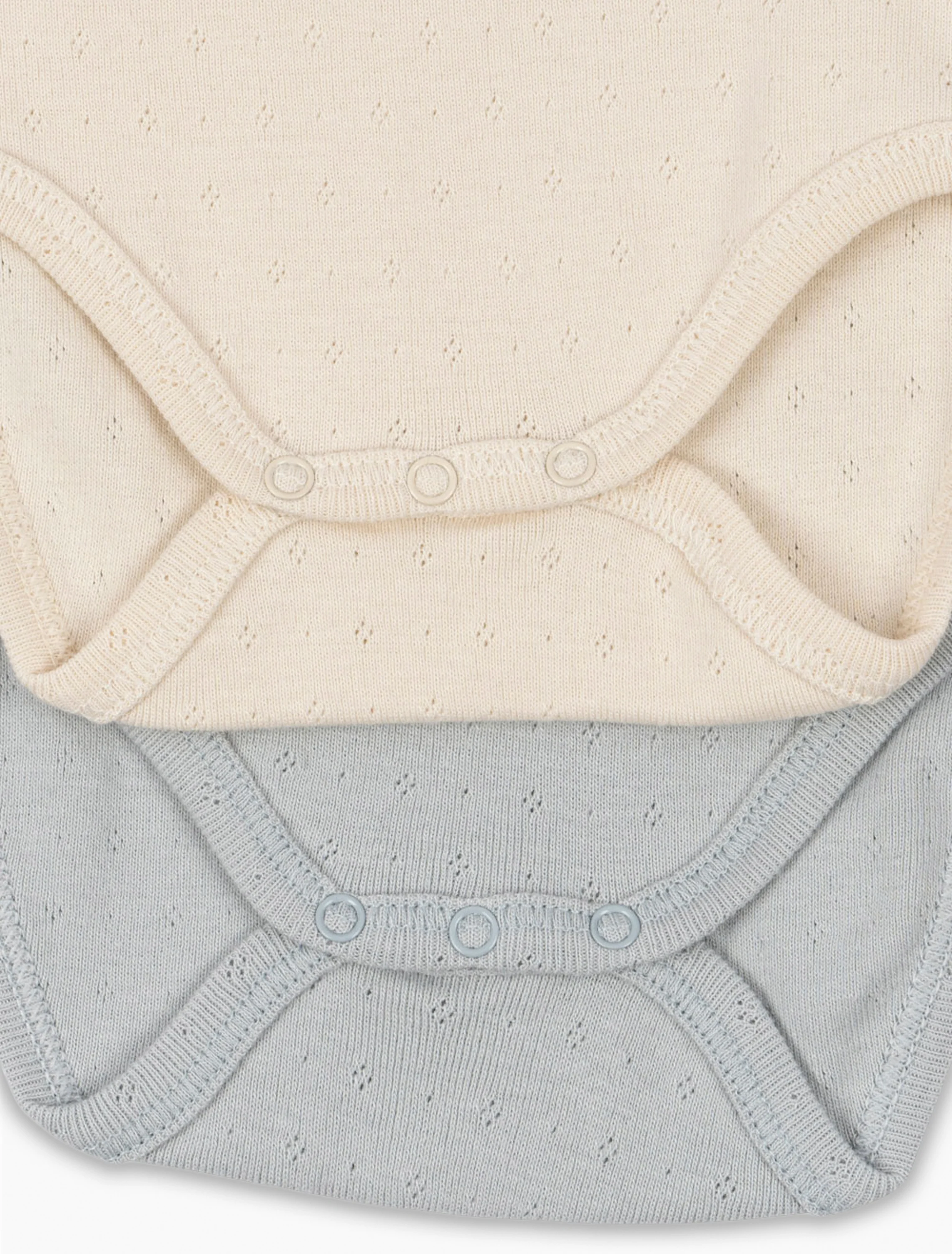 Perla 2 Pack SS Bodysuit in Buttercream/Pearl Blue - Image 6