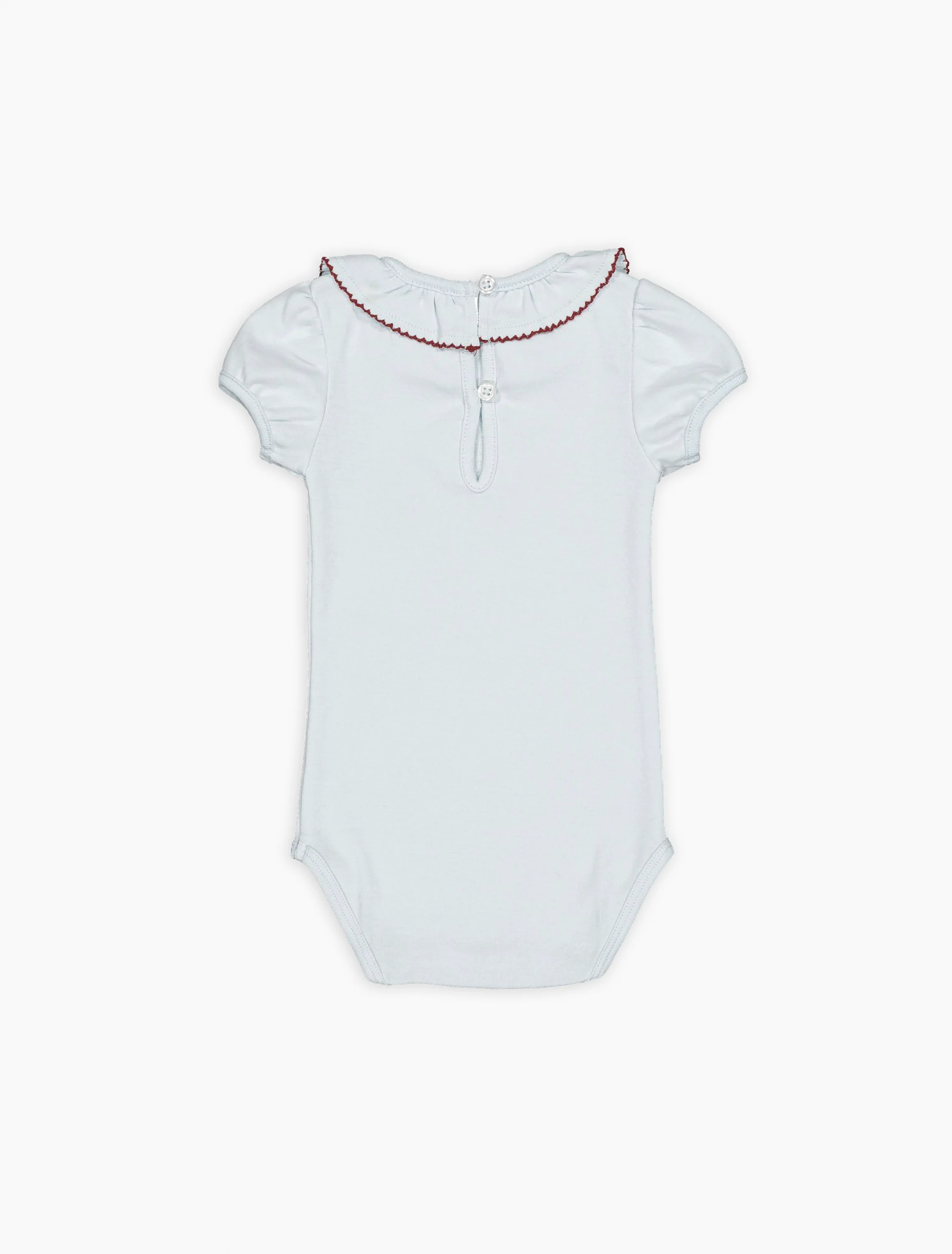 Perrine Baby Bodysuit in Ice Blue - Image 2