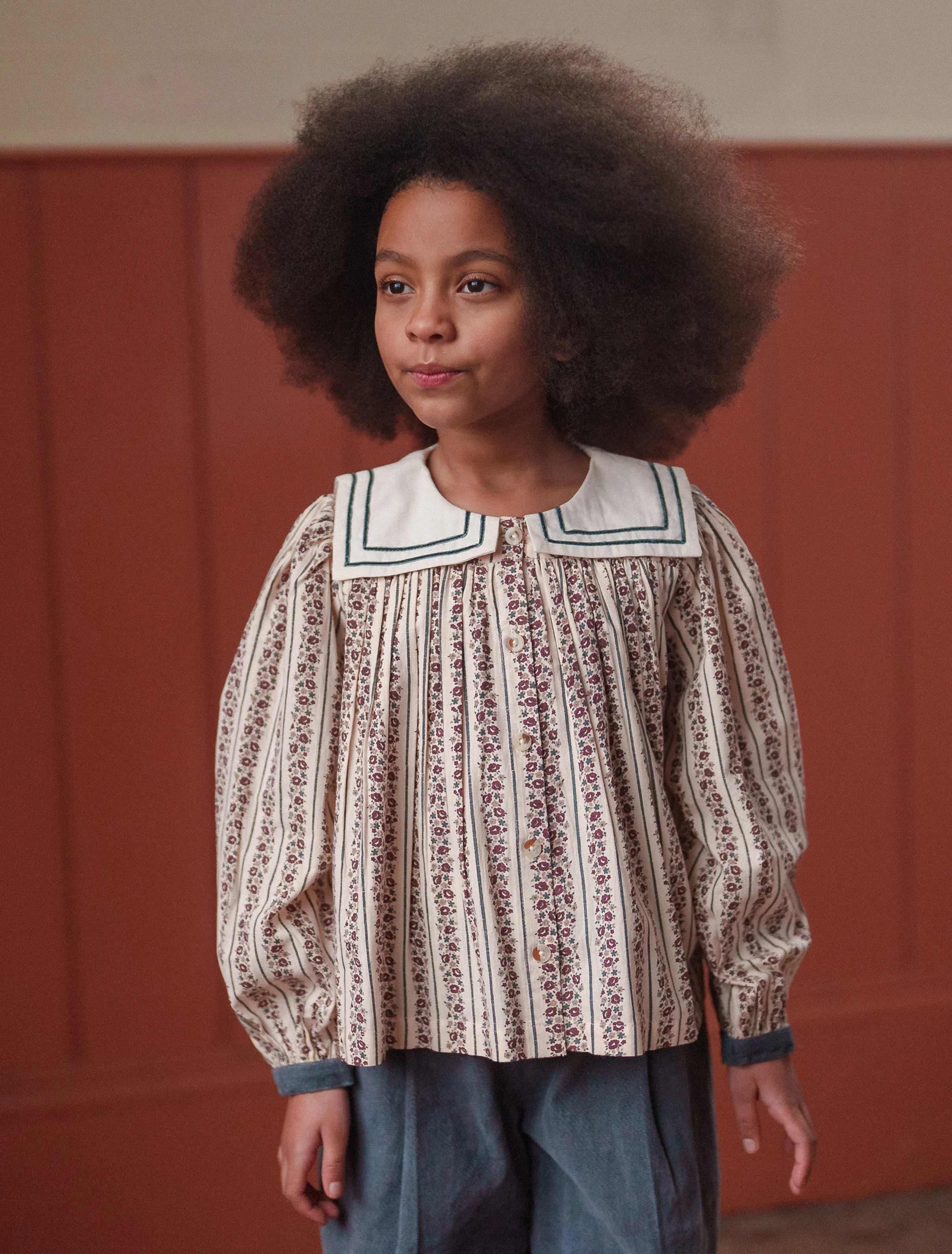 Petra Blouse in Mallory Floral - Image 3