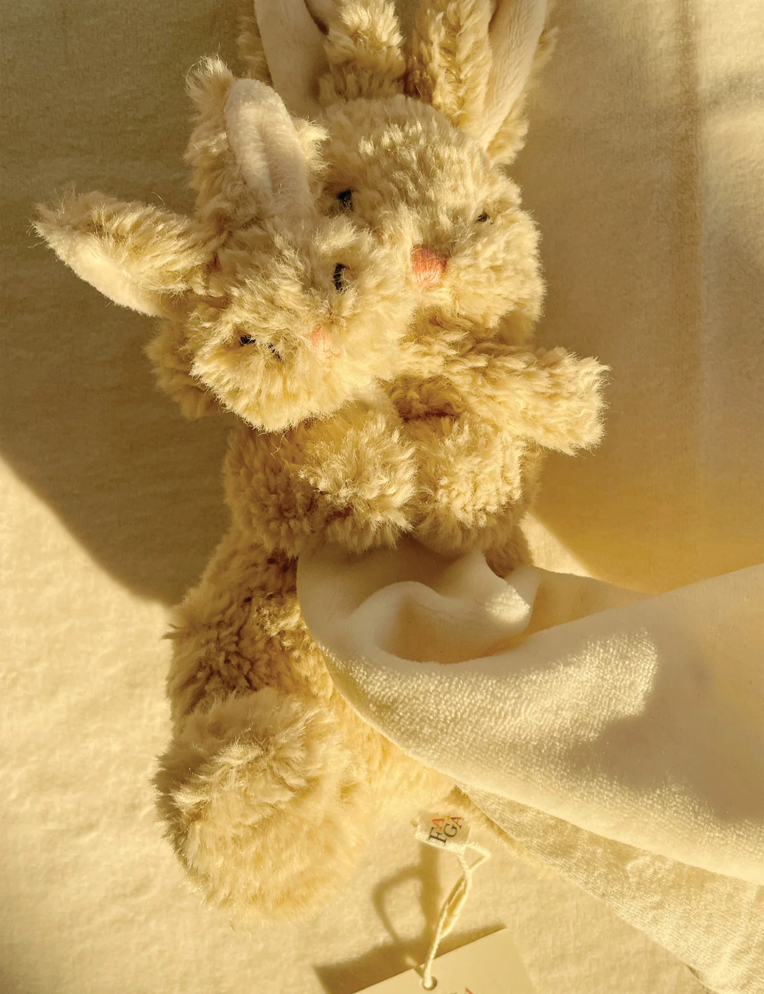 Piccobino Bunny Snuggle in Oyster Grey - Image 2