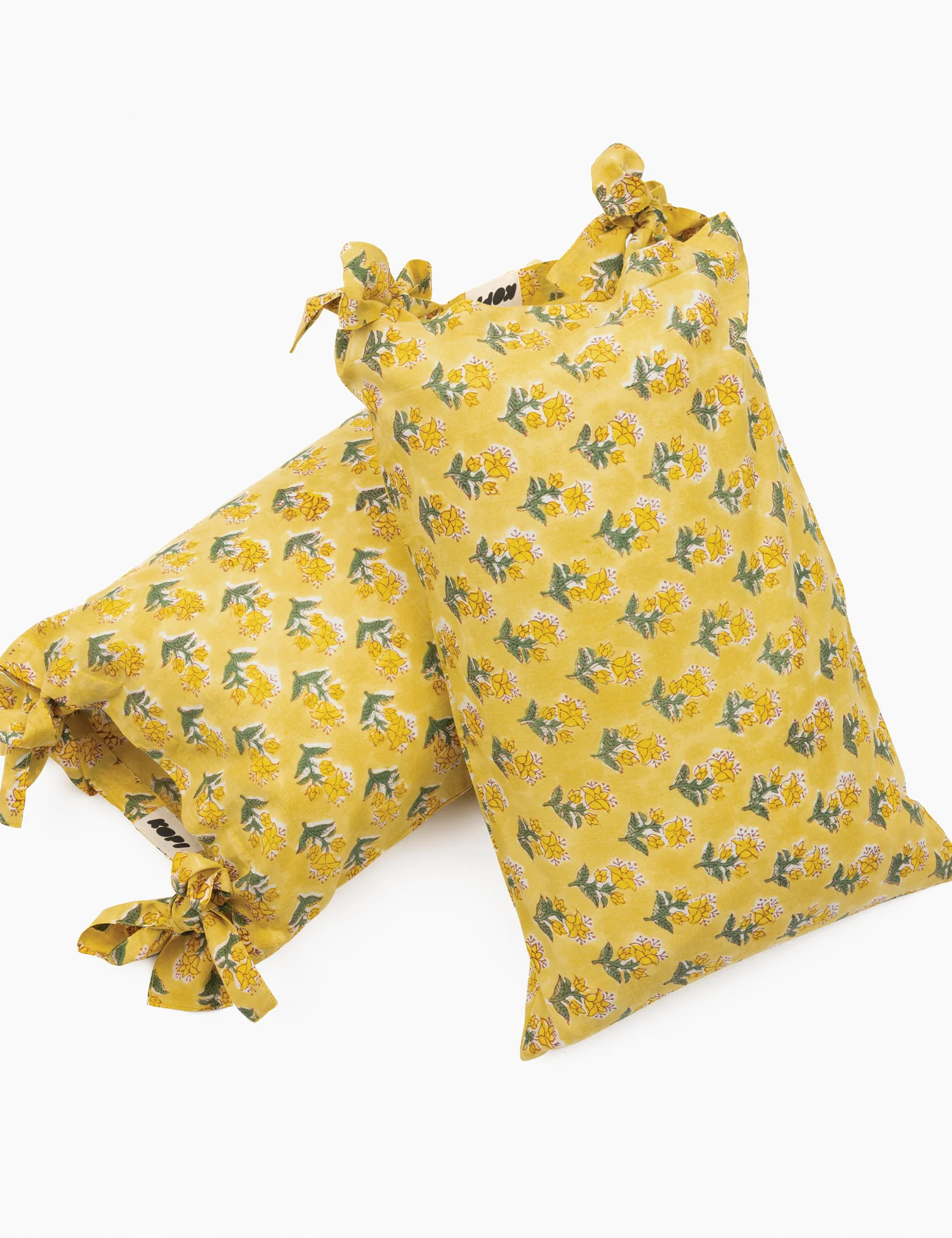 Pillow Cover in Yellow Garden - Image 3