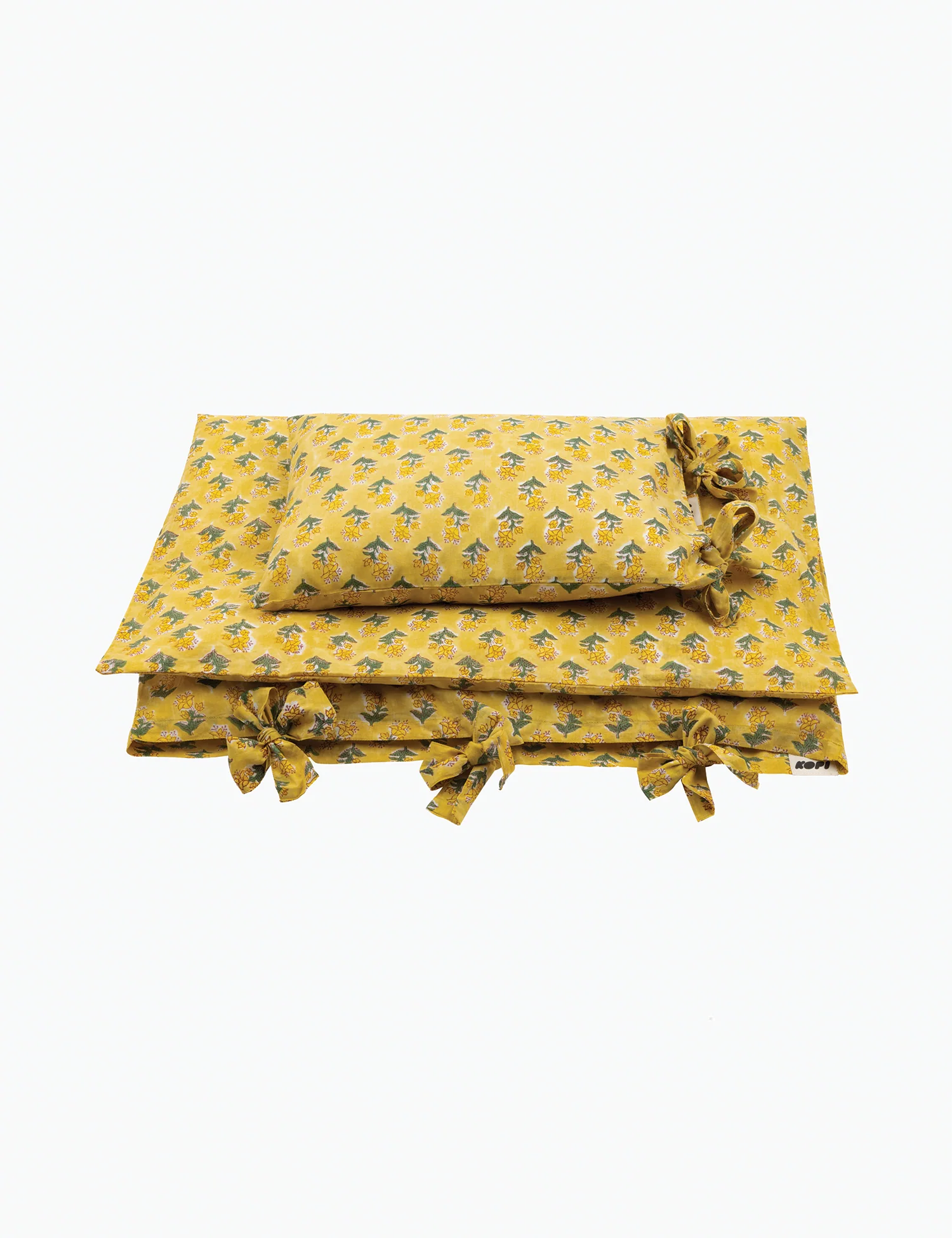 Pillow Cover in Yellow Garden - Image 4