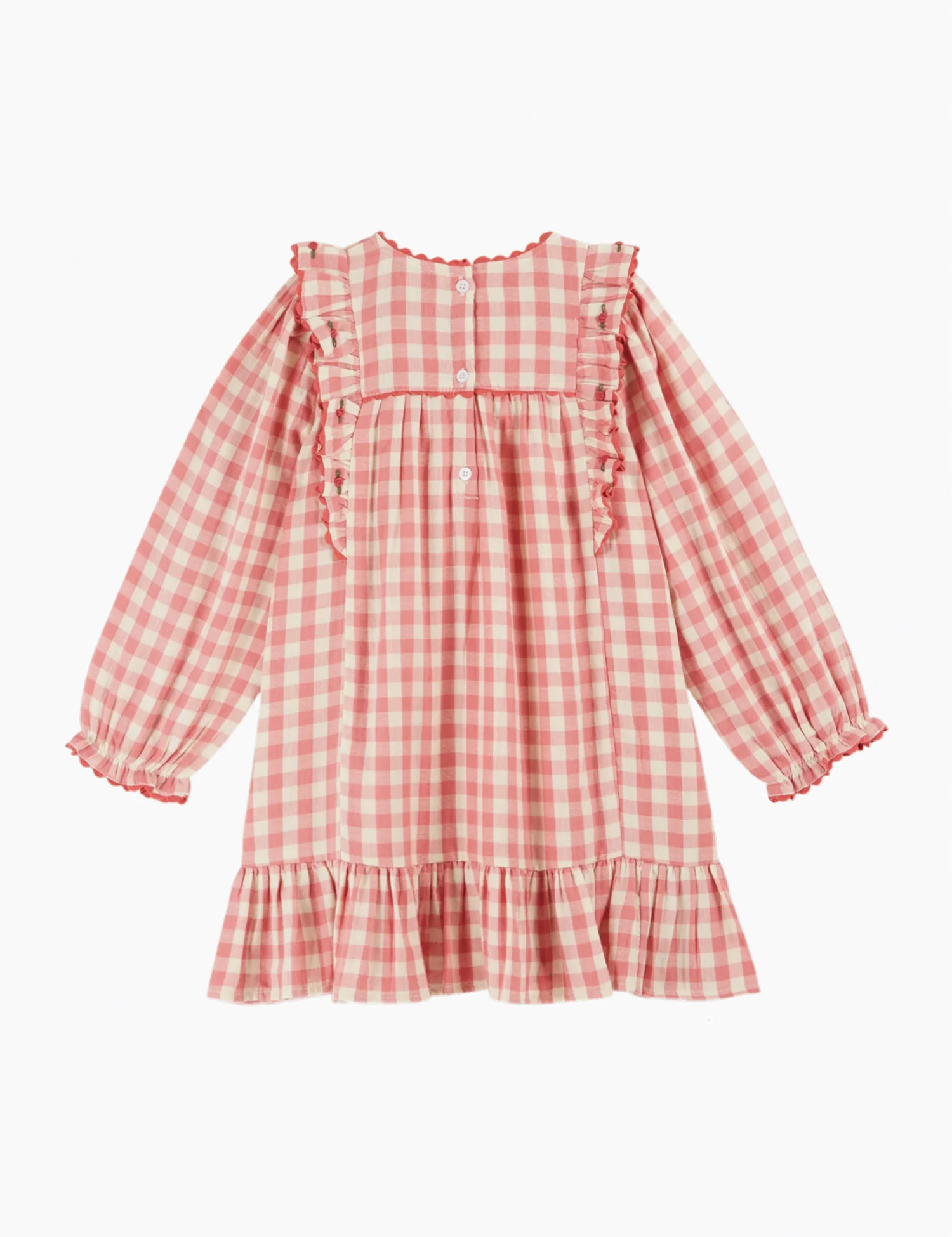 Pink Gingham Dress - Image 4