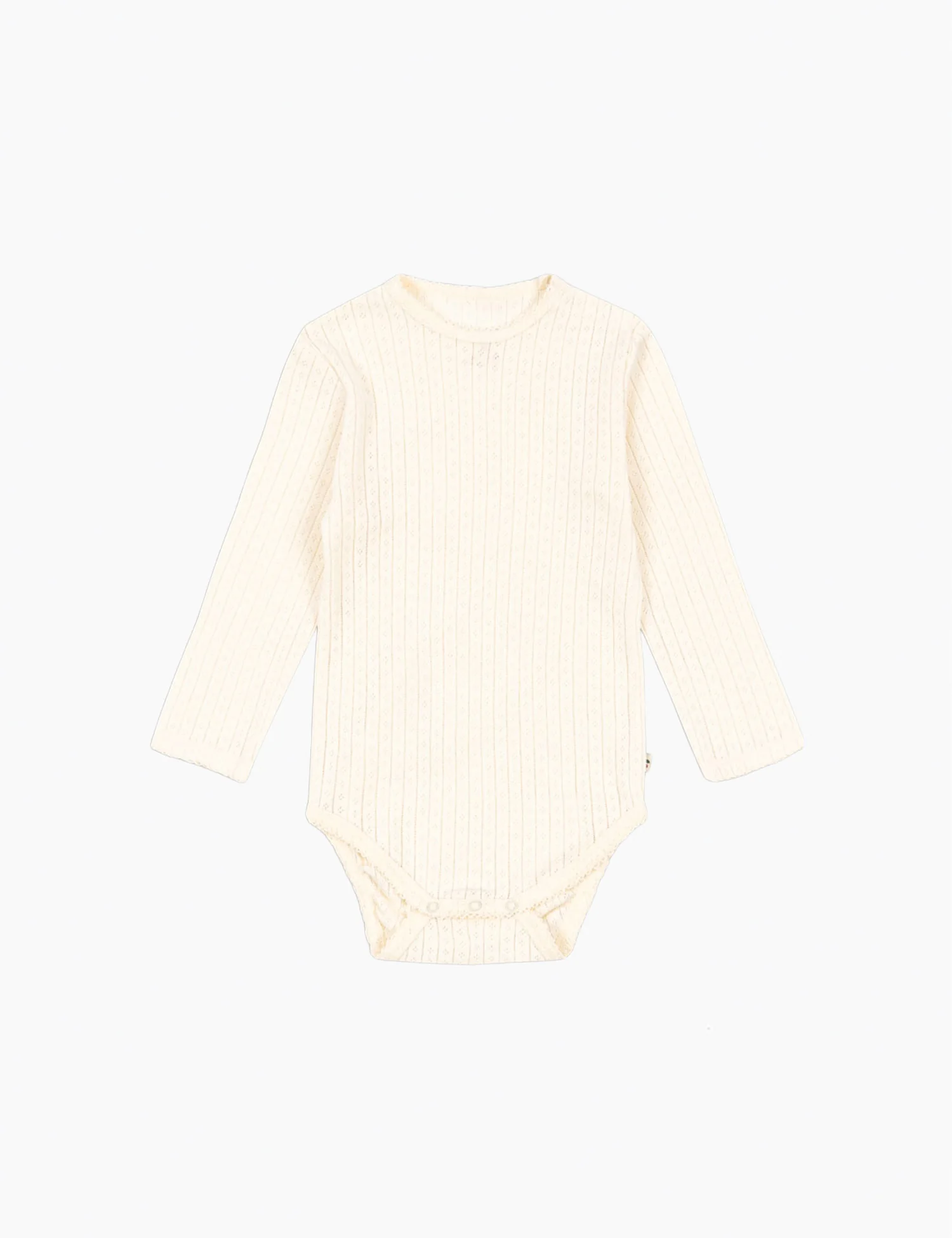 Pointelle Minnie Bodysuit in Antique White